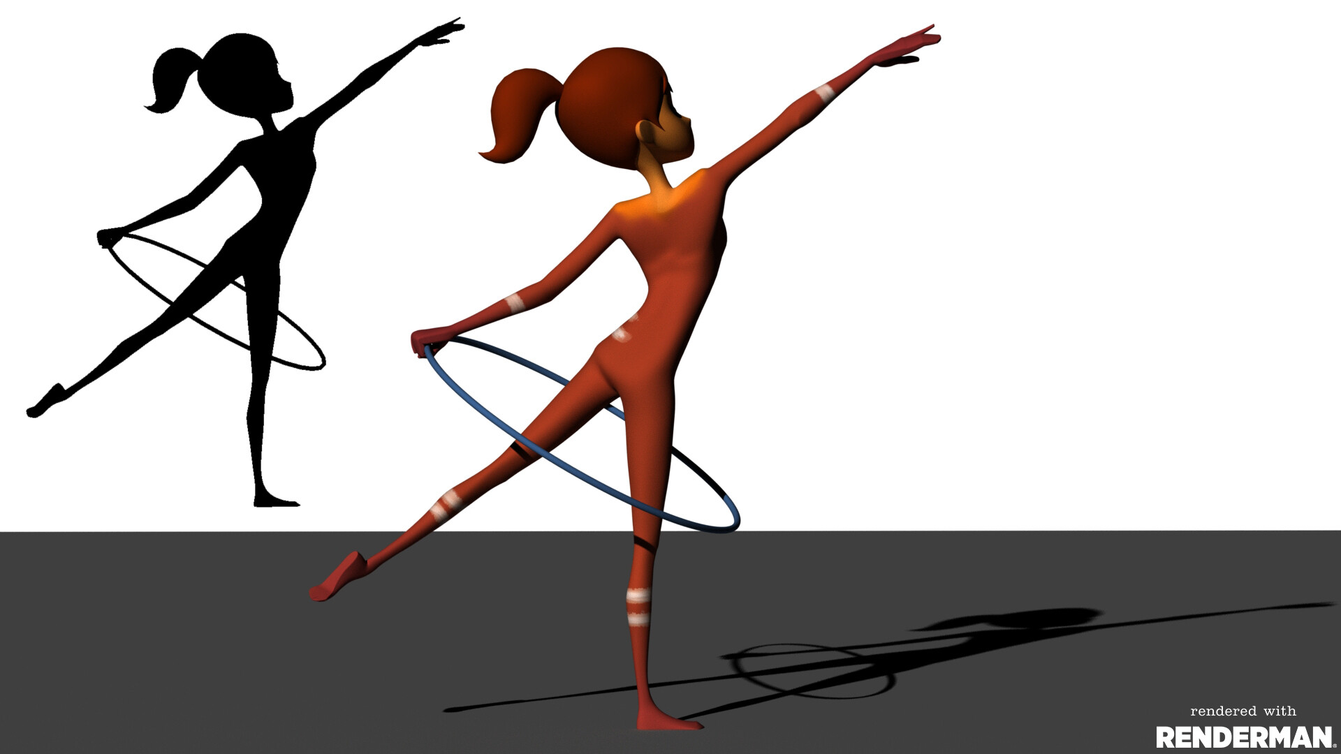 3D model Gymnastics Silhouette Symbol VR / AR / low-poly | CGTrader