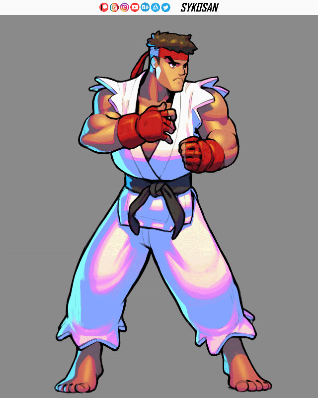 ArtStation - Street Fighter 2 Ryu