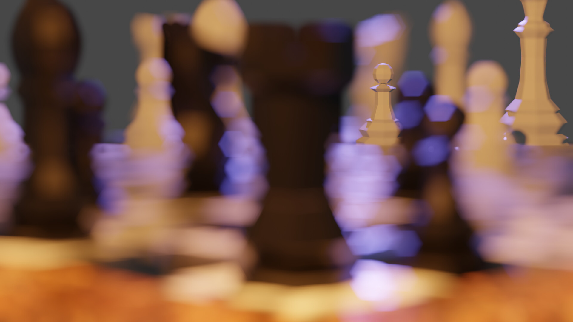 Elegant Chess Board - 3D rendered Live Wallpaper - free download