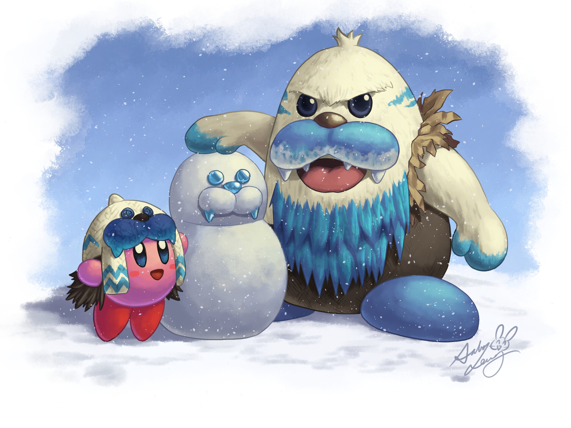 ArtStation Kirby and Frosty