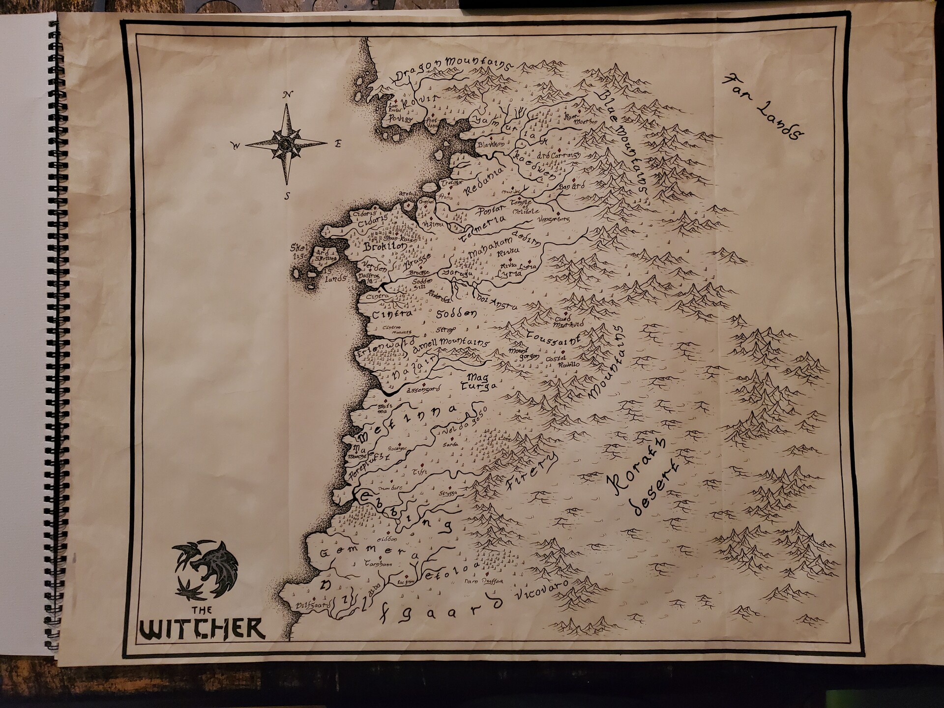 ArtStation - witcher map