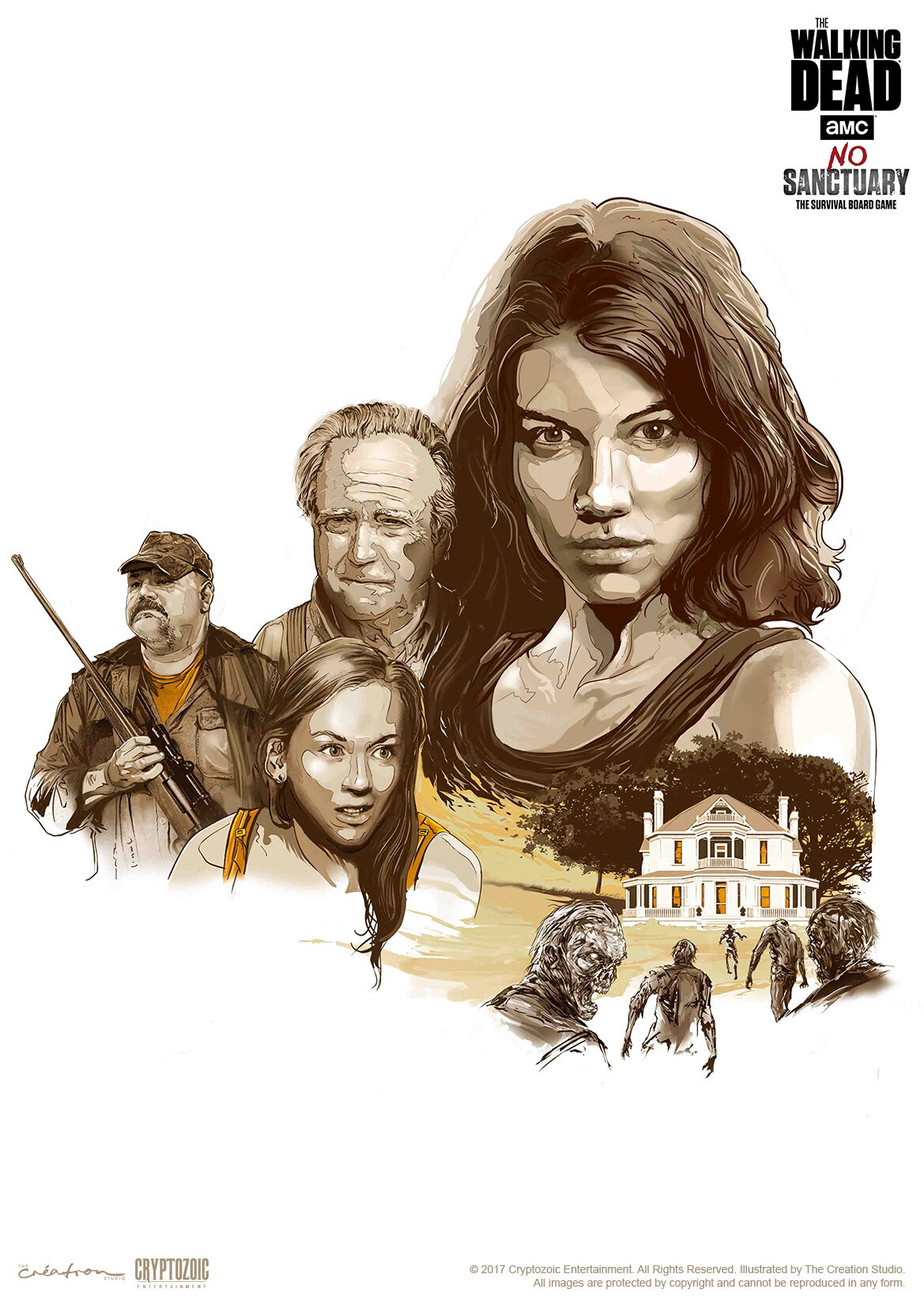 Telltale The Walking Dead Game Decoration Art Poster Wall Art