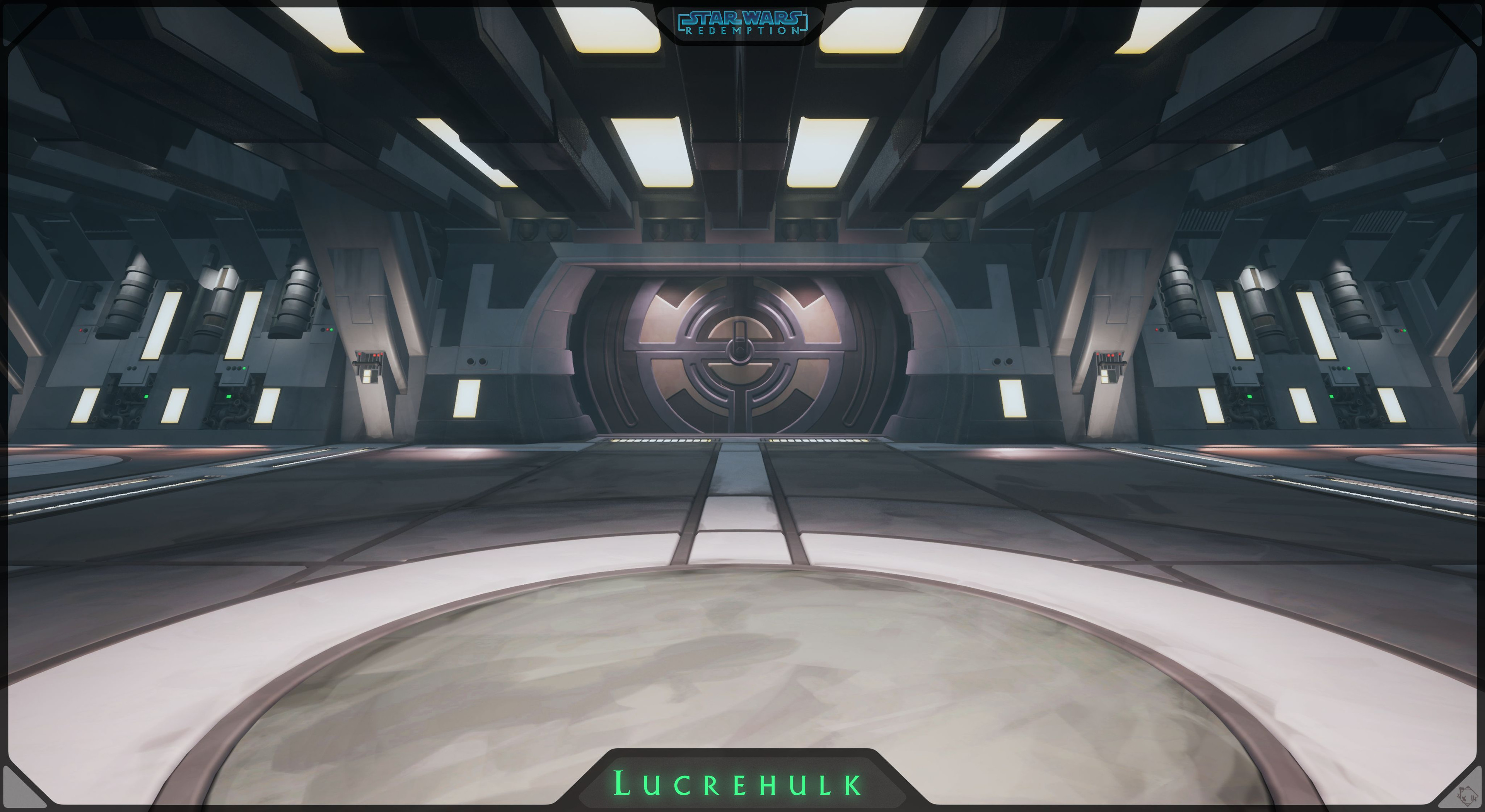 Art of Vexod14 - Star Wars - Redemption | Lucrehulk Corridors