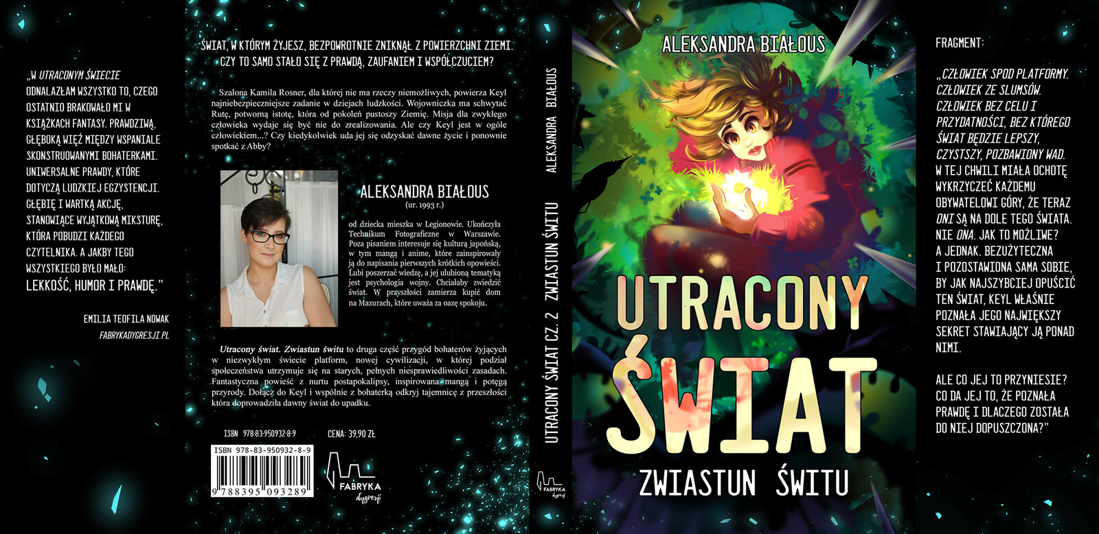 Full cover design for the second volume of the novel.