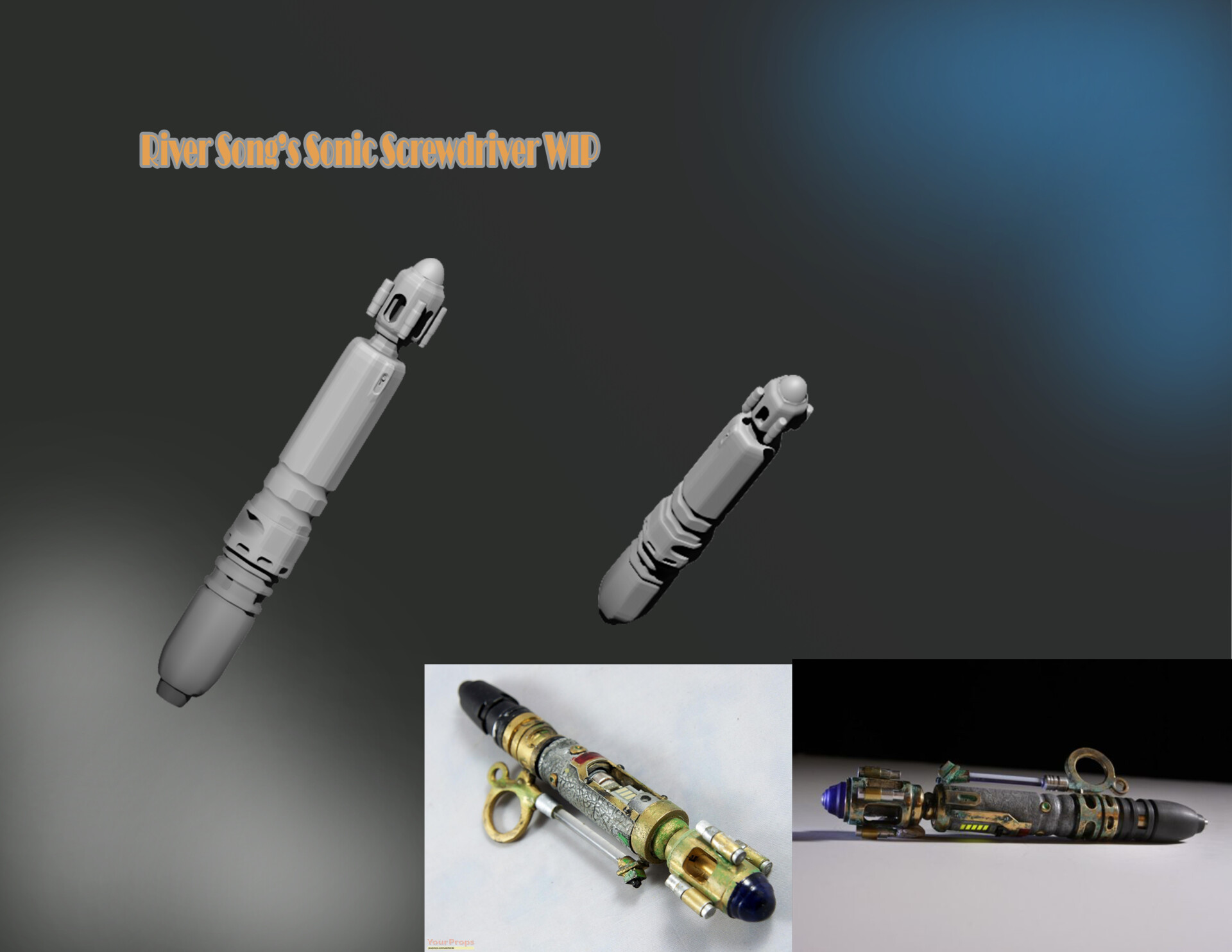 ArtStation River Song s Sonic Screwdriver