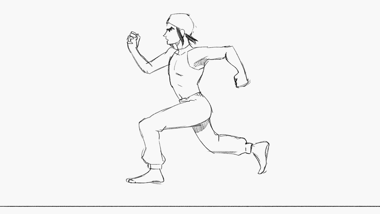 Ana Rizea - Run cycle