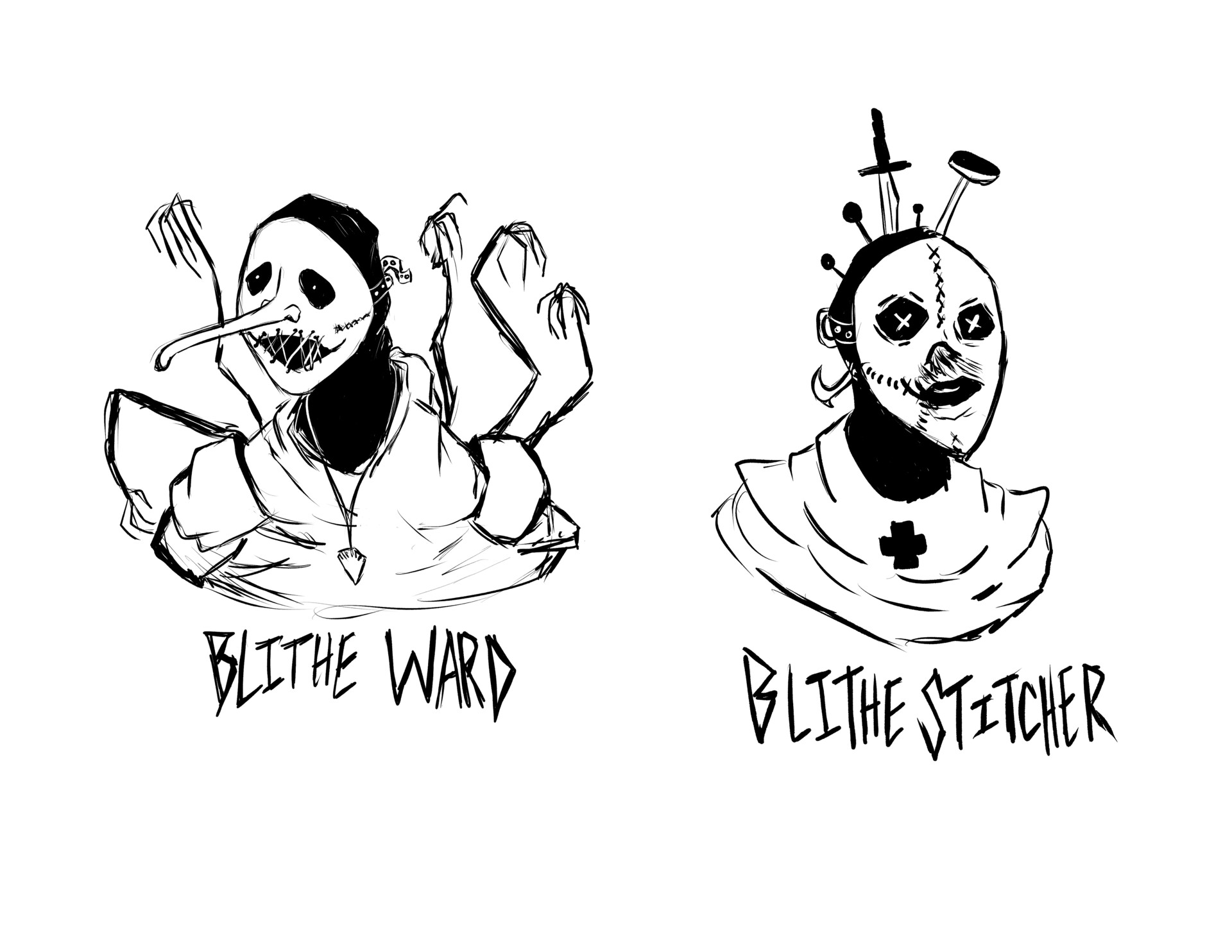 ArtStation - Blithe Ward and Stitcher Busts