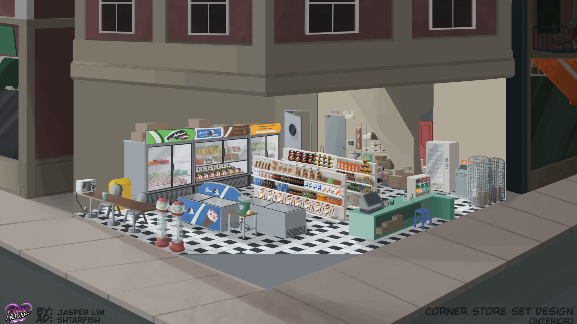 Jasper Lim "De Bruin" Corner Store Background