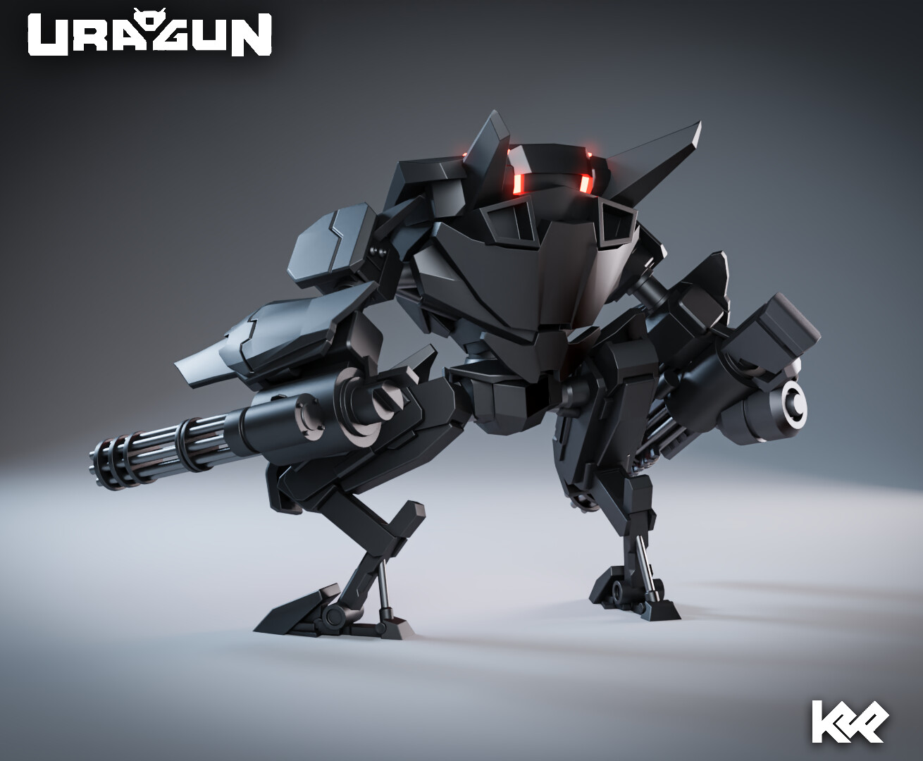 ArtStation URAGUN Evil Mech