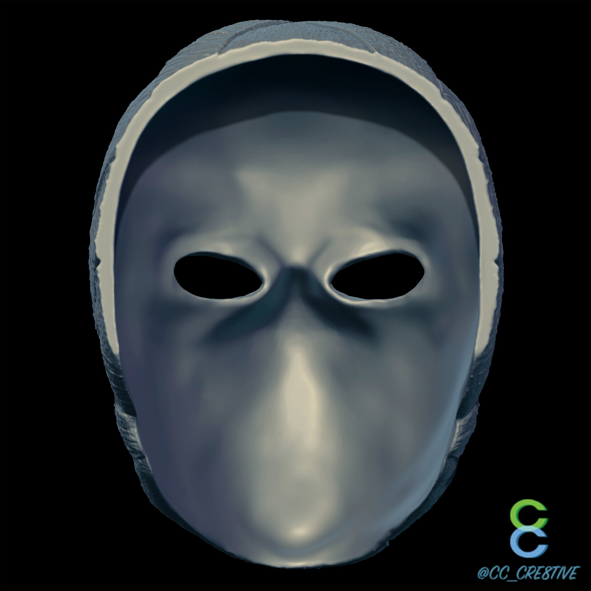 Chris Capone Cc Cre8tive Moon Knight 3d Mask Digital Sculpture Marveldisney Fan Art 3d 