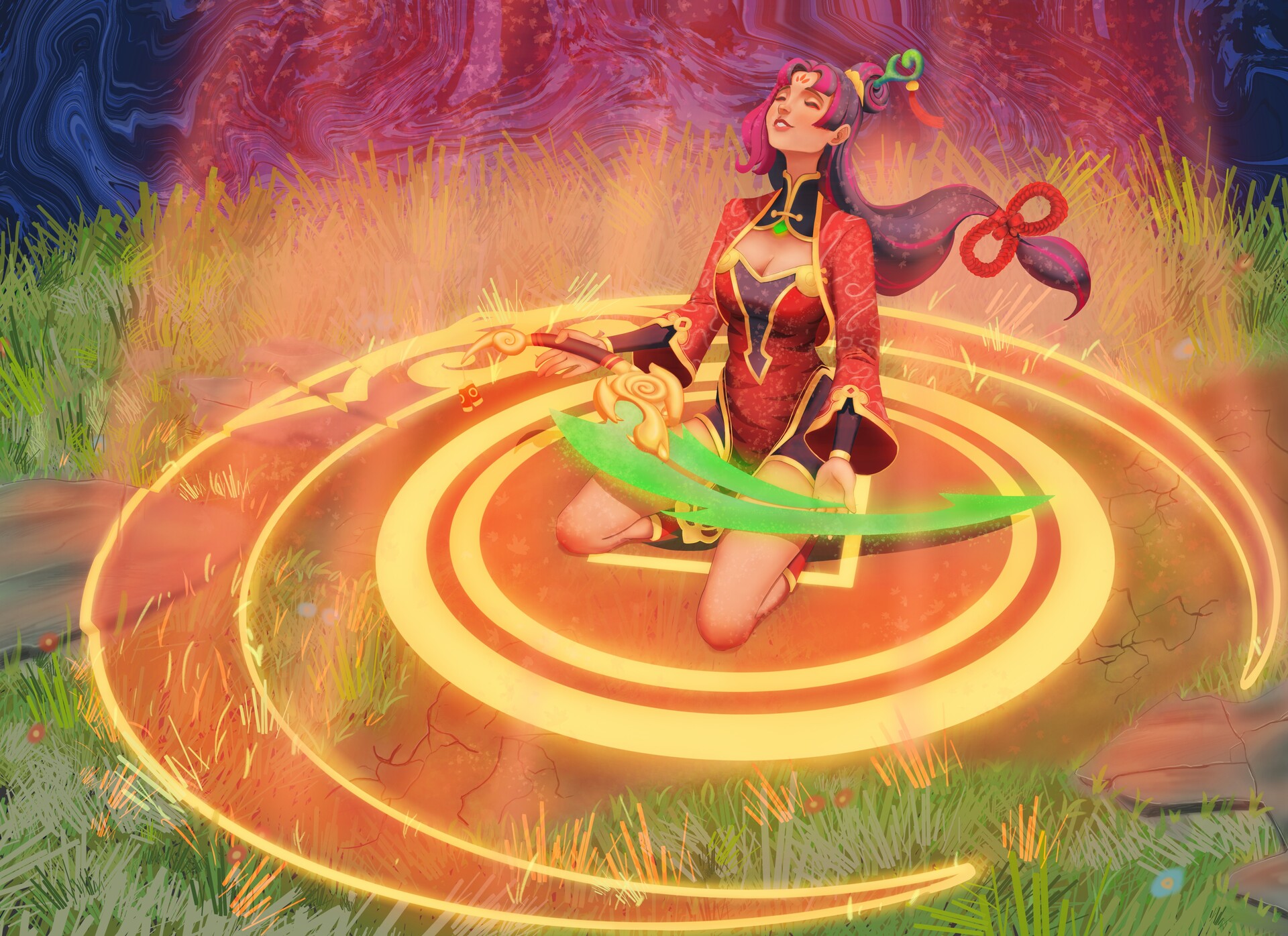 ArtStation Firecracker Diana League Of Legends