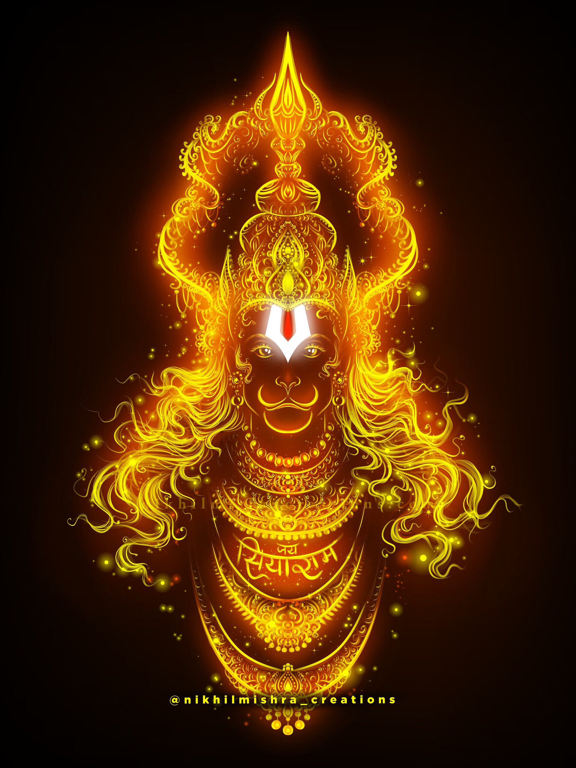 ArtStation - Shri Hanuman ji Digital art