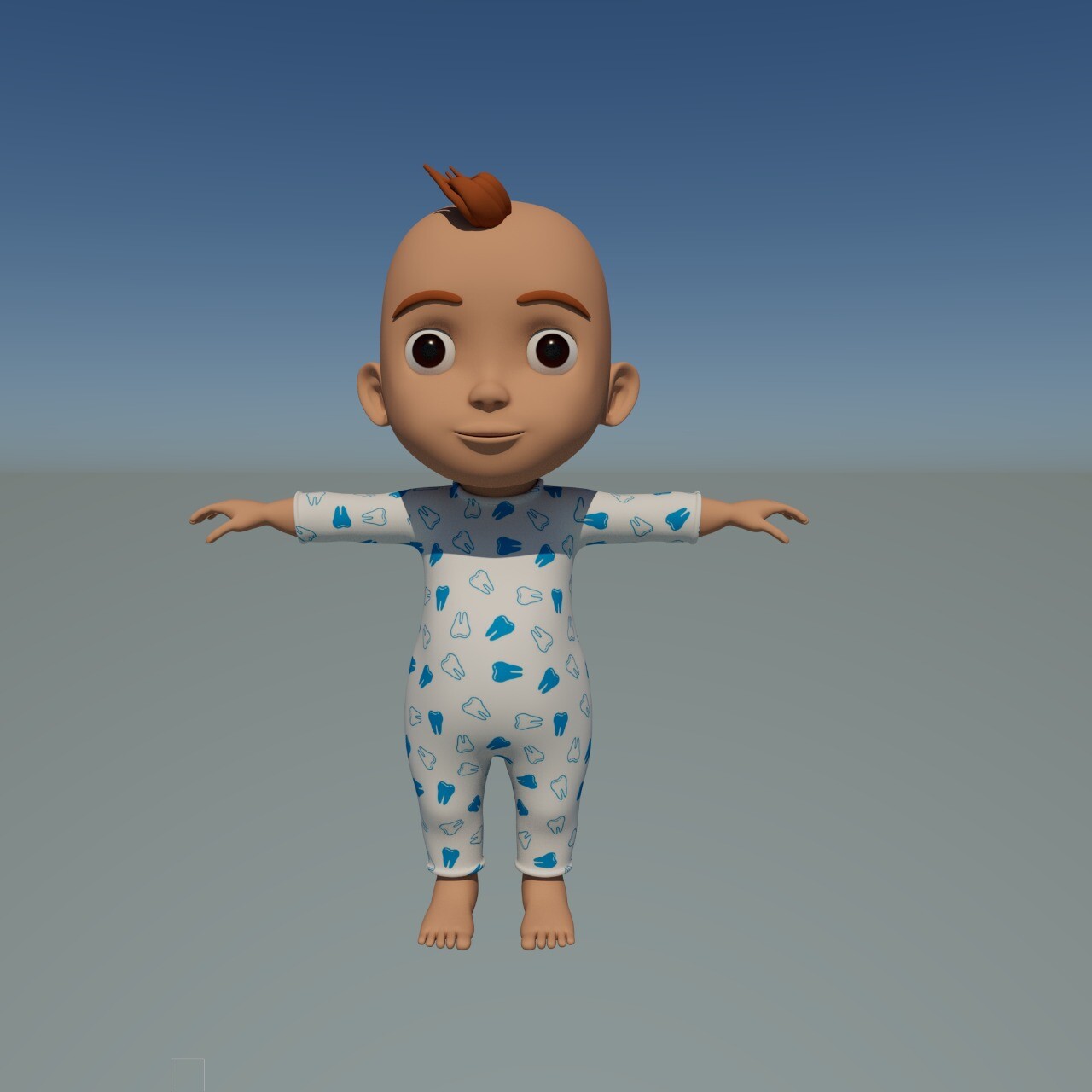 ArtStation - cartoon character chasma boy and baby boy