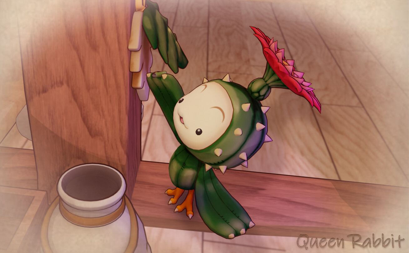 ArtStation - 聖剣伝説LOM サボテン君