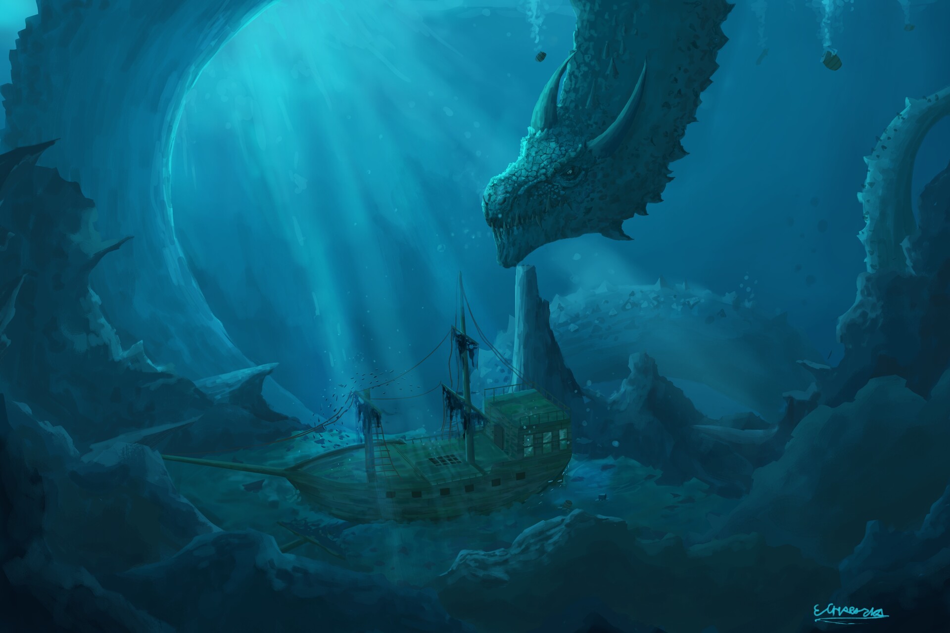 ArtStation - Sea Monsters