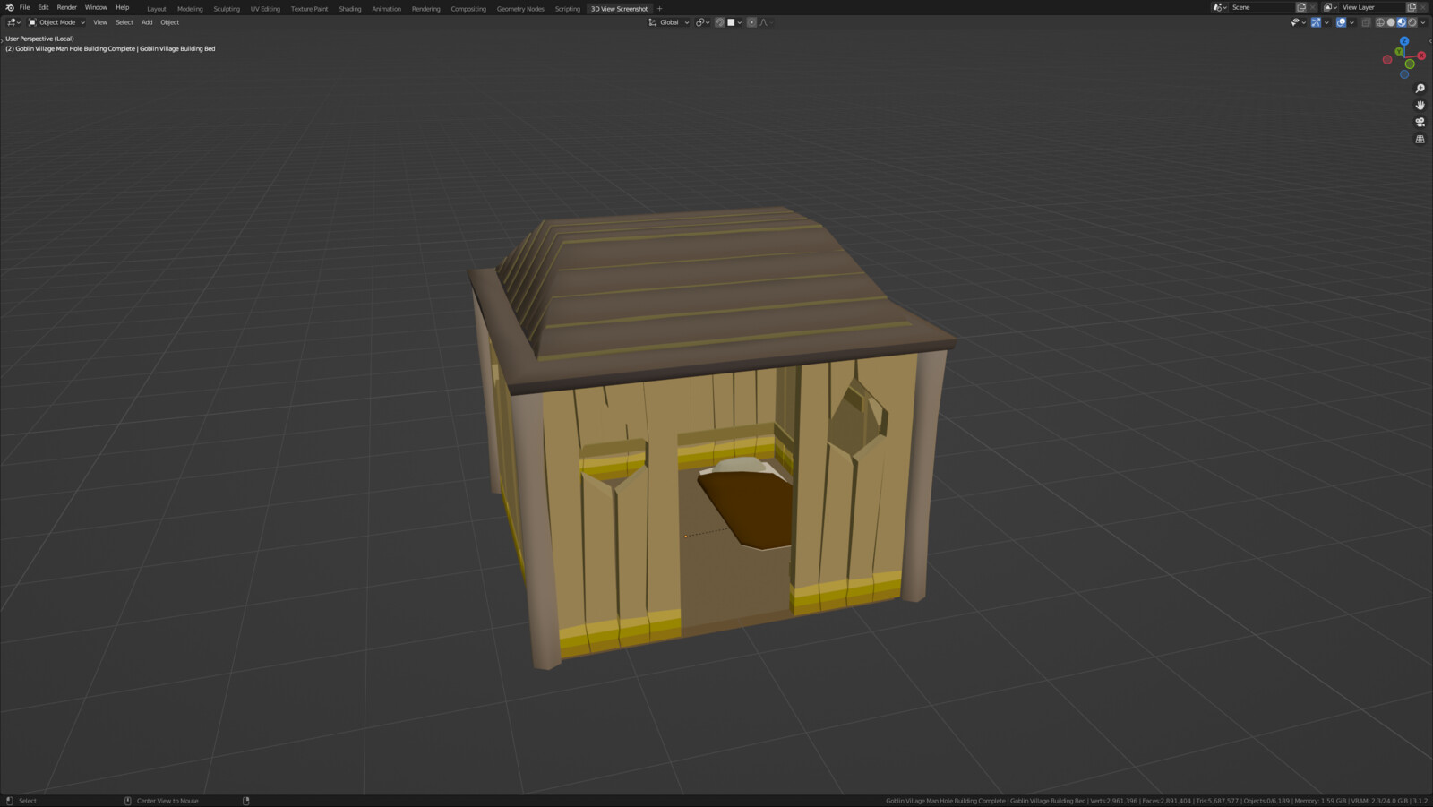 Goblin Village Building - Small