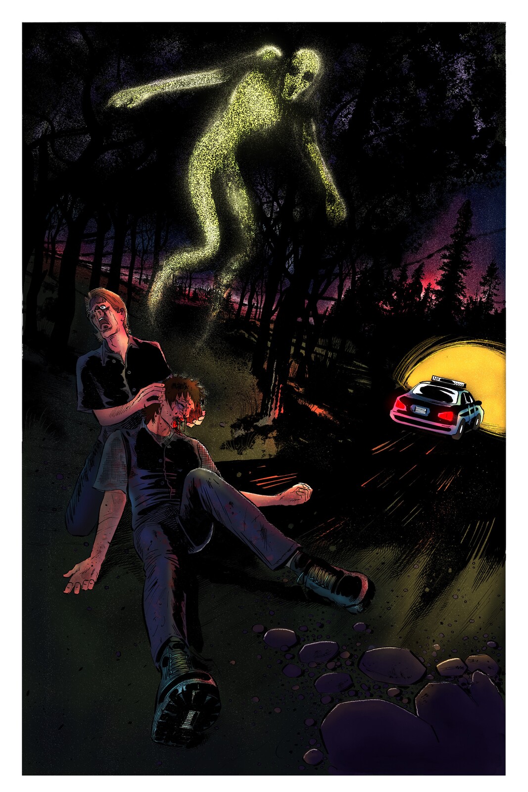 Writer is Lawrence Goodman 
Artist is Kay
Letters are Nikki Powers
Color by me 