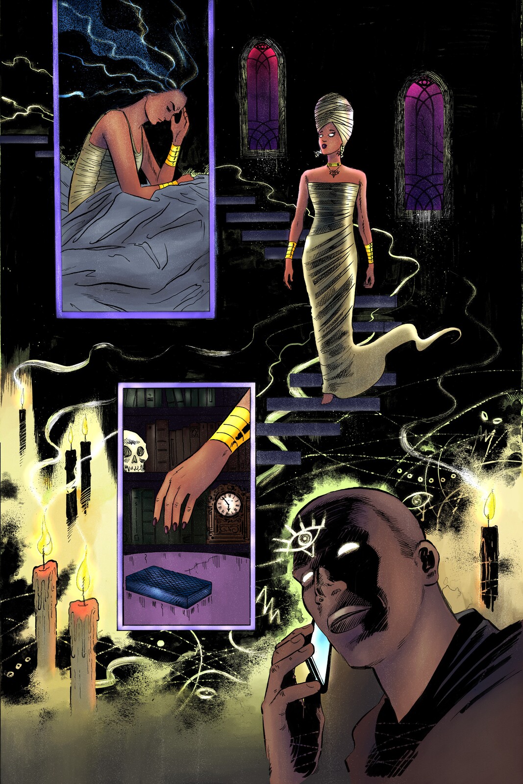 Writer is Lawrence Goodman 
Artist is Kay
Letters are Nikki Powers
Color by me 