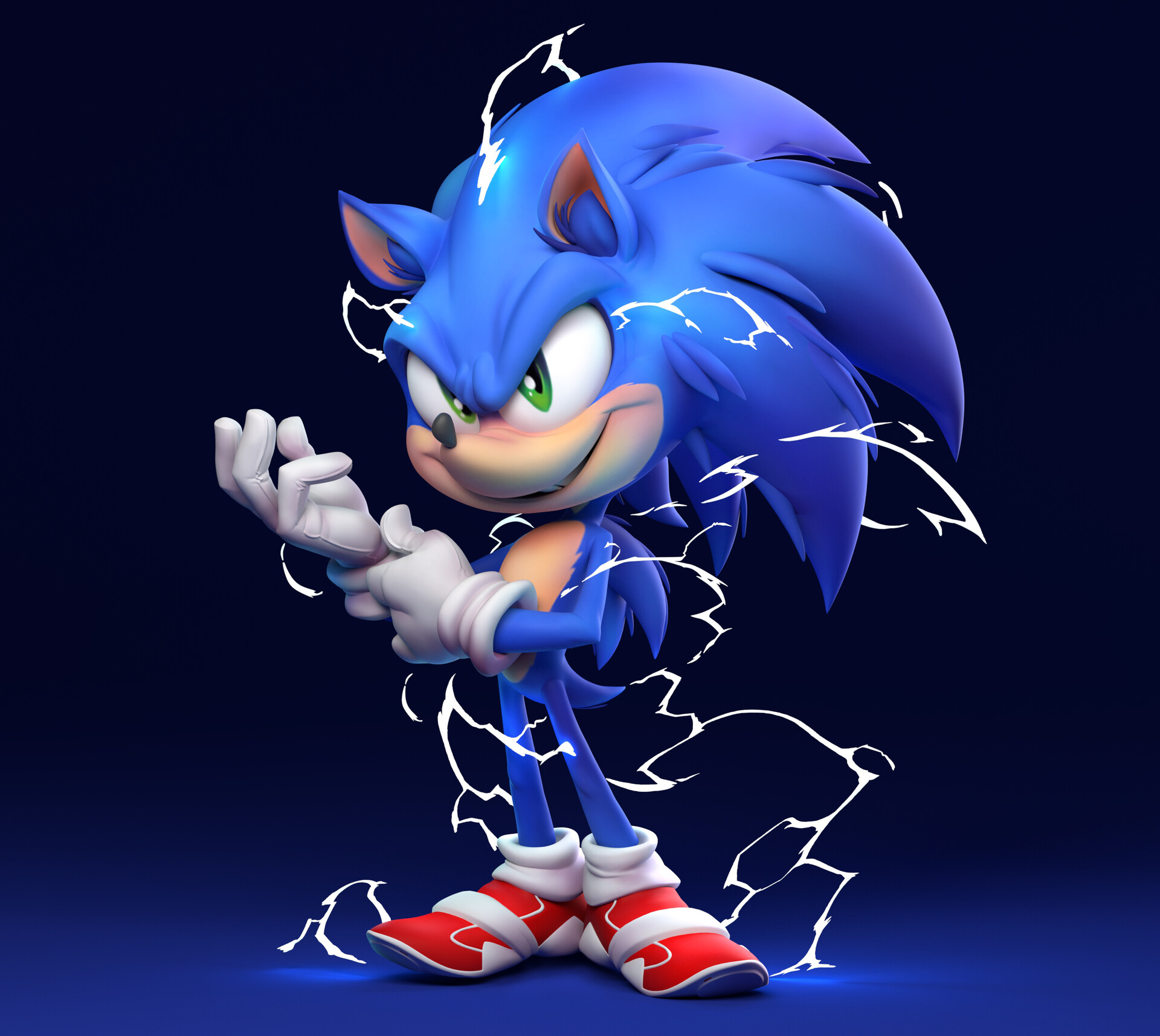 ArtStation - Sonic 2 HD: Super Sonic Animations