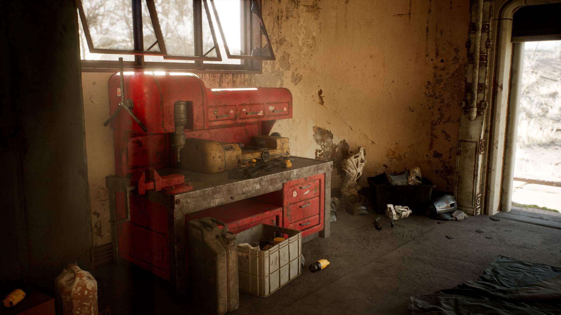 Andrew Gebert - UE5 Fallout 4 Fanart - Red Rocket Interior