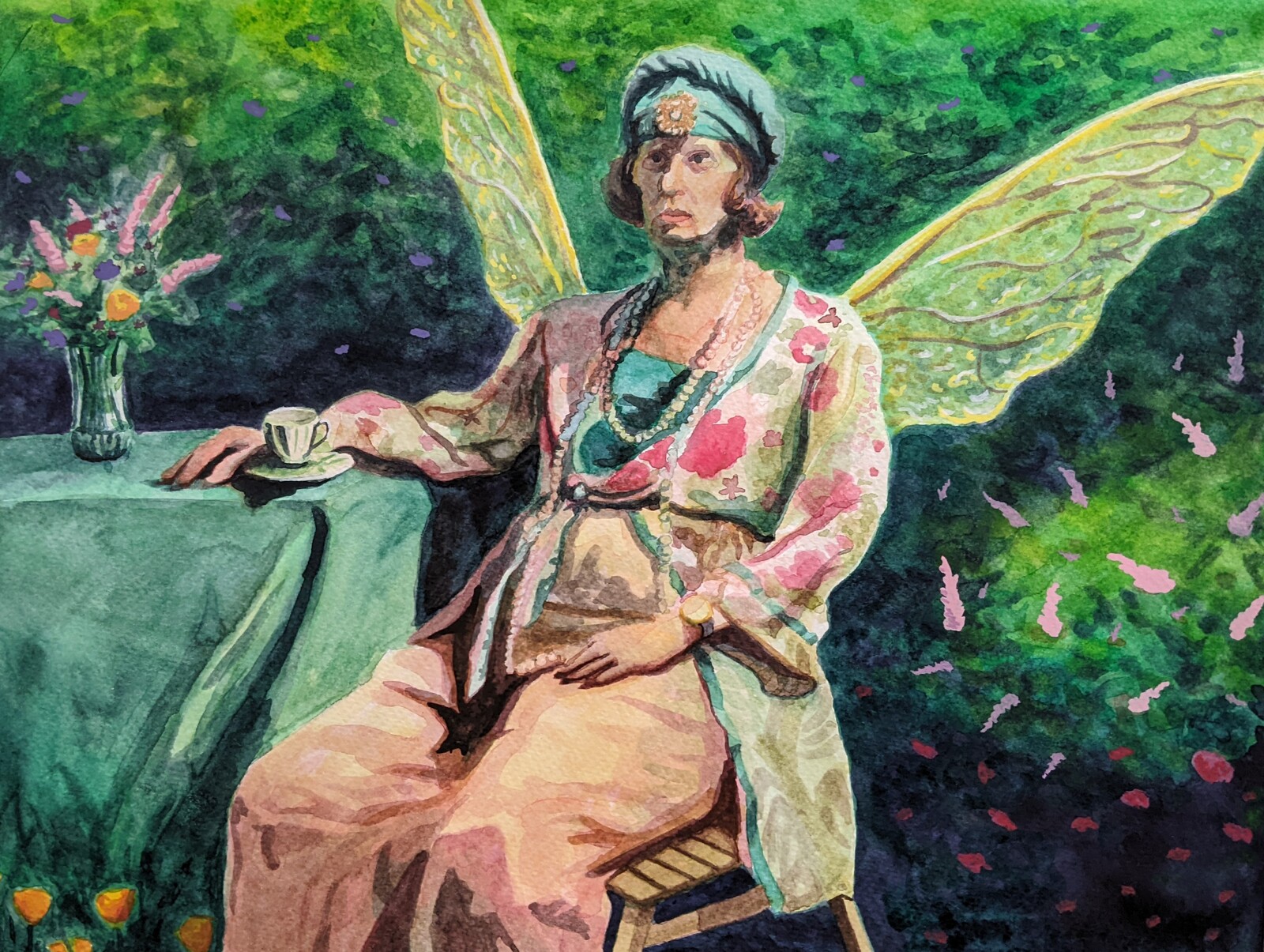 Fairy in a Garden