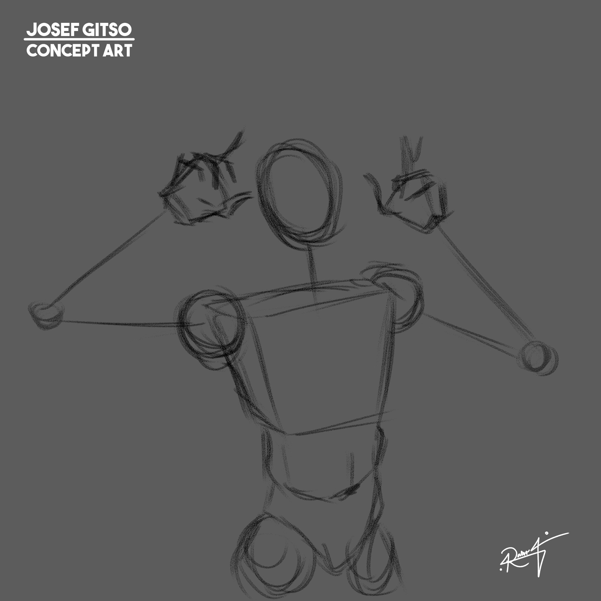 Adrian Salvador Robles Rivas - Josef Gitso - Altered Waves Concept Art