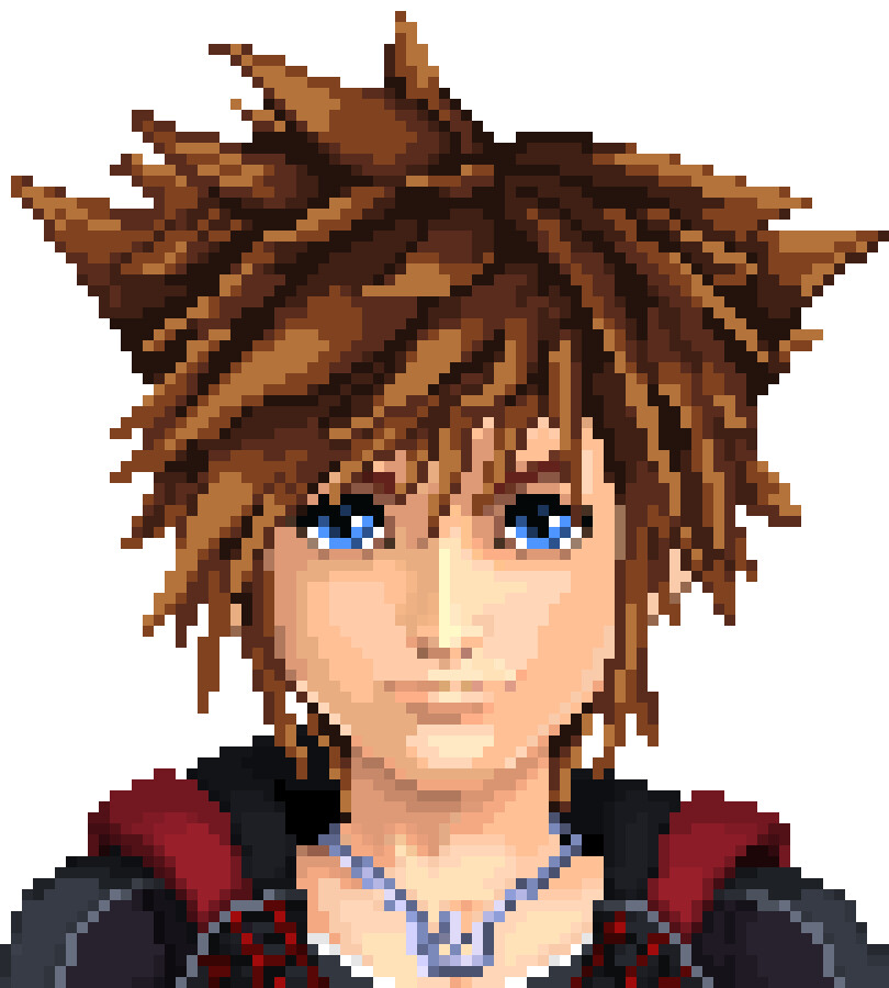 ArtStation - Kingdom Hearts Pixel Art Process