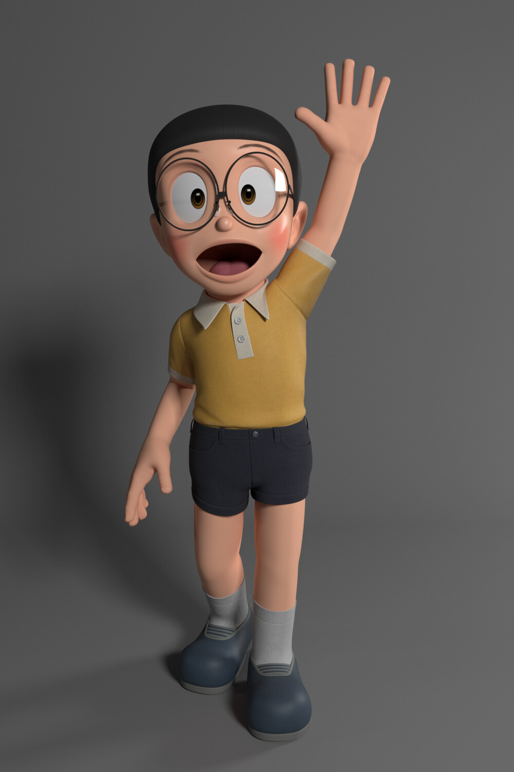 ArtStation - Nobita Rigged 3D Model