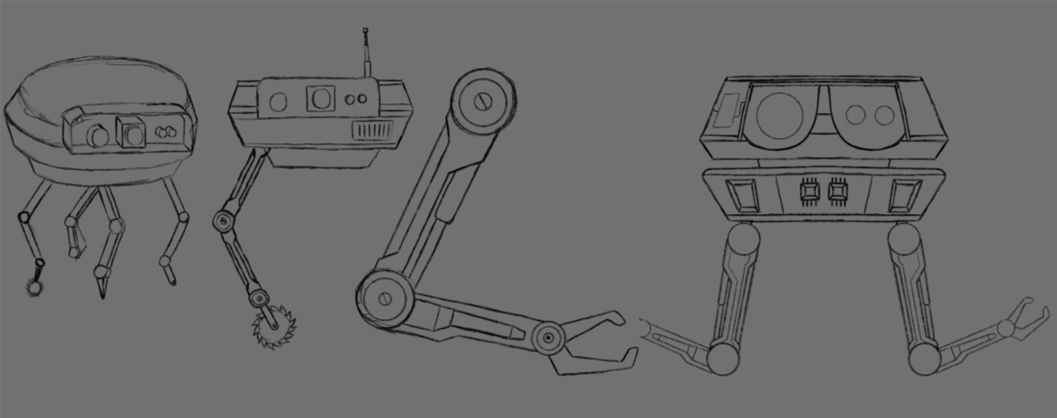 Some early sketches.