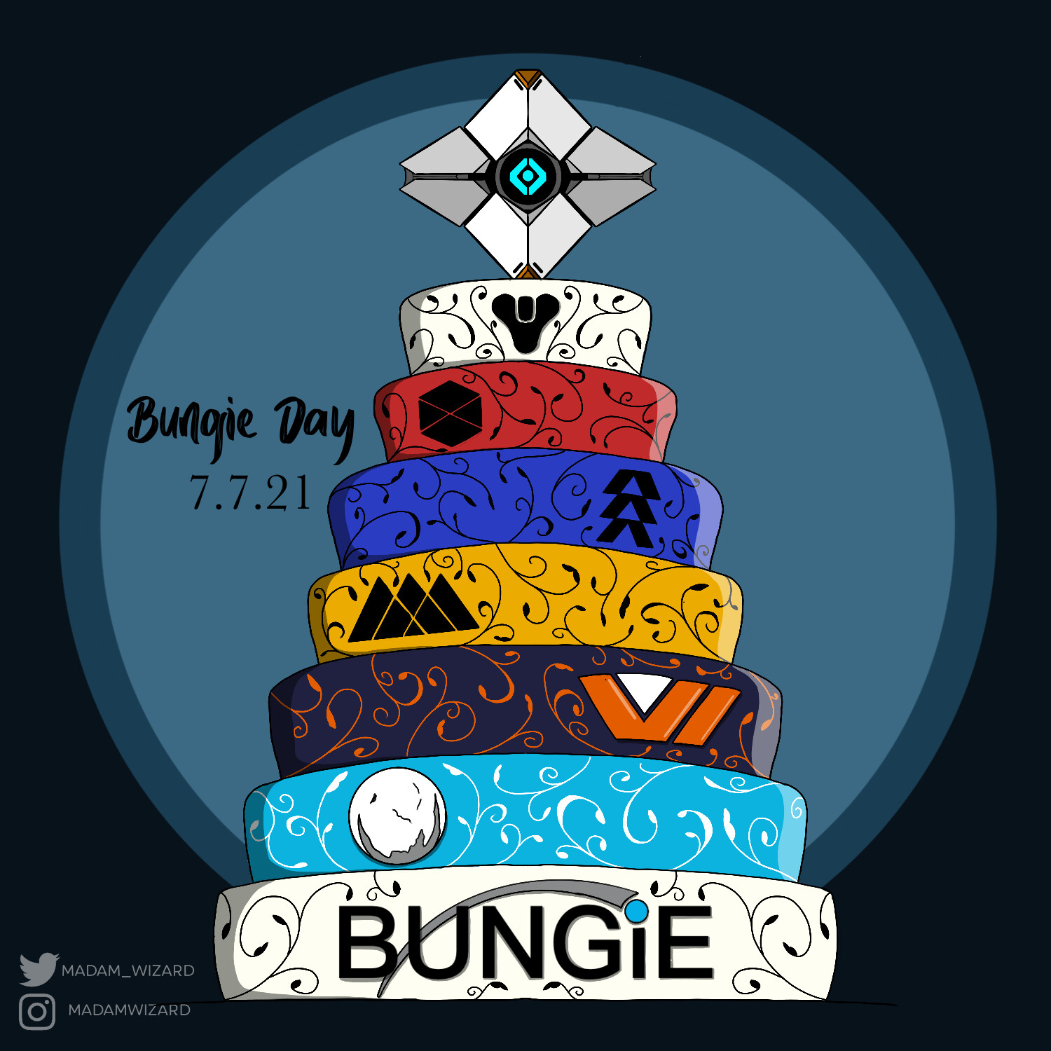 ArtStation Bungie Day Cake