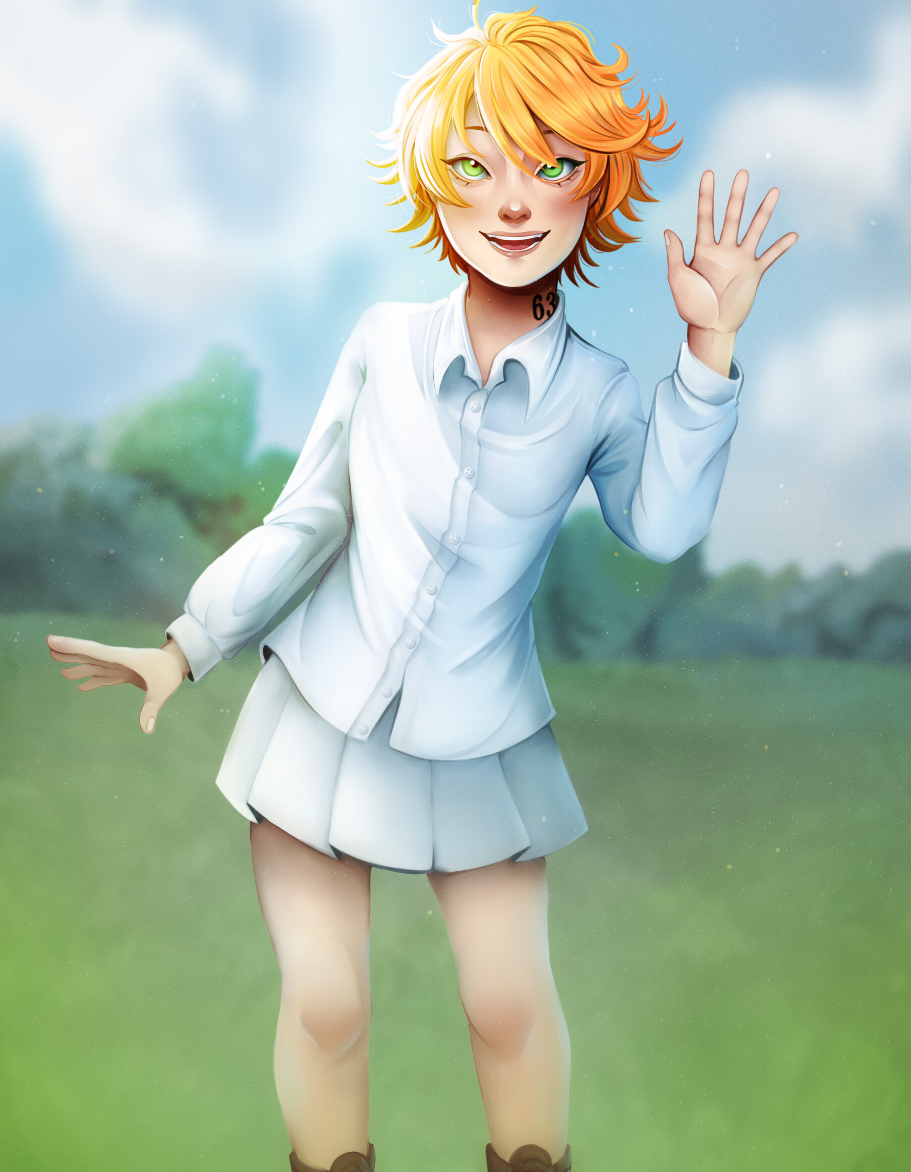 ArtStation - The Promised Neverland - Emma