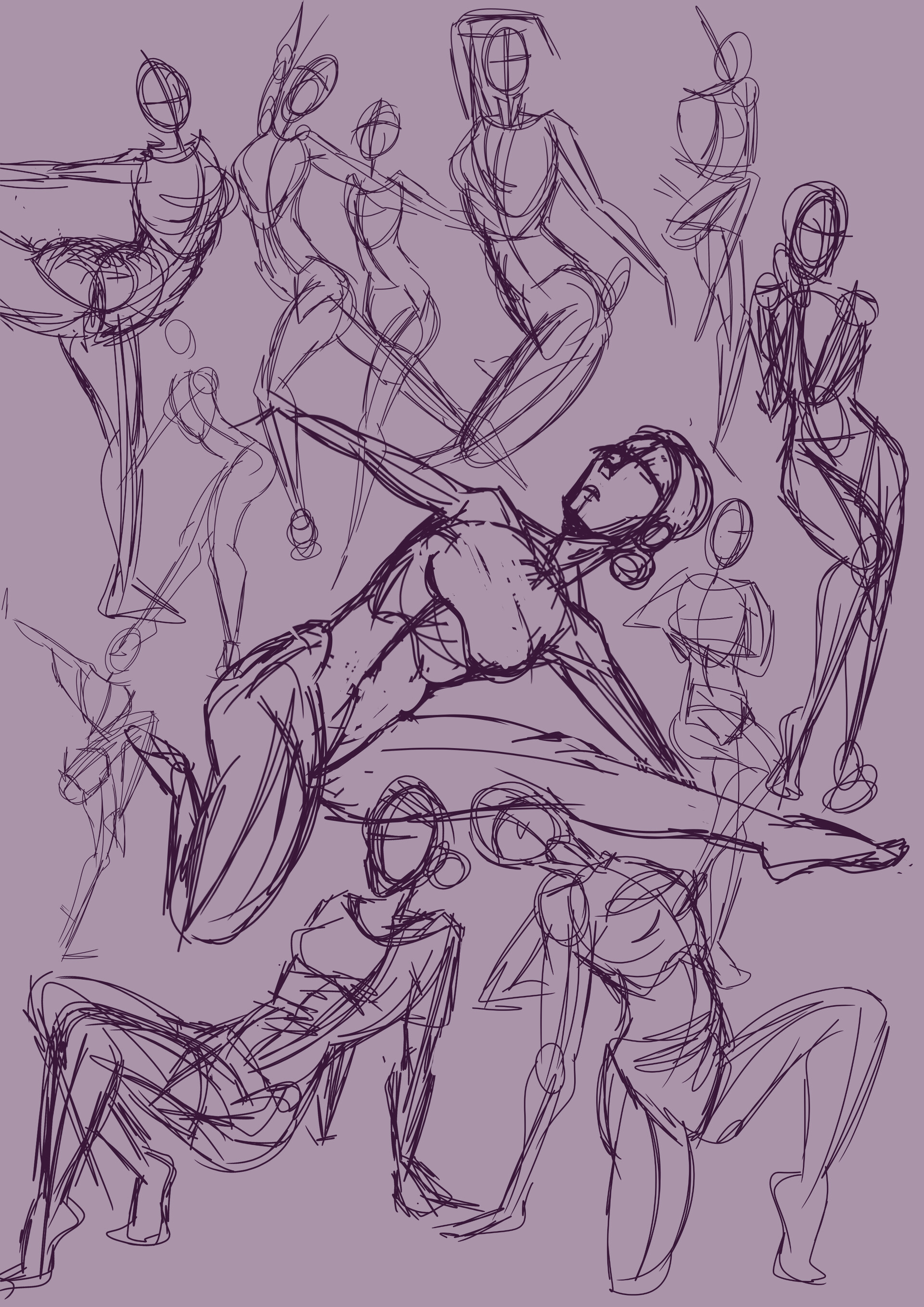 ArtStation - gesture drawing