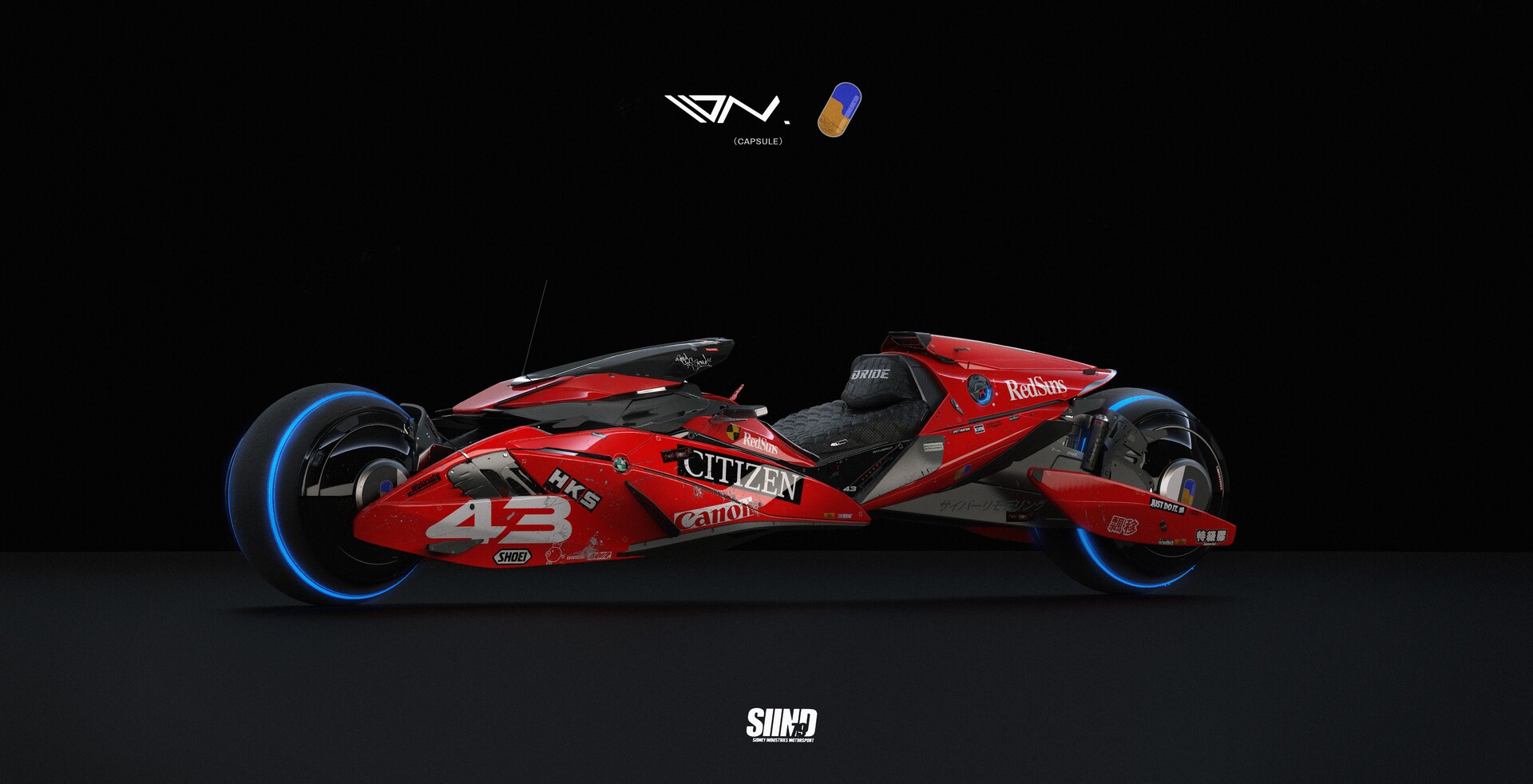 ArtStation - AKIRA Moto/ Citi 2074.