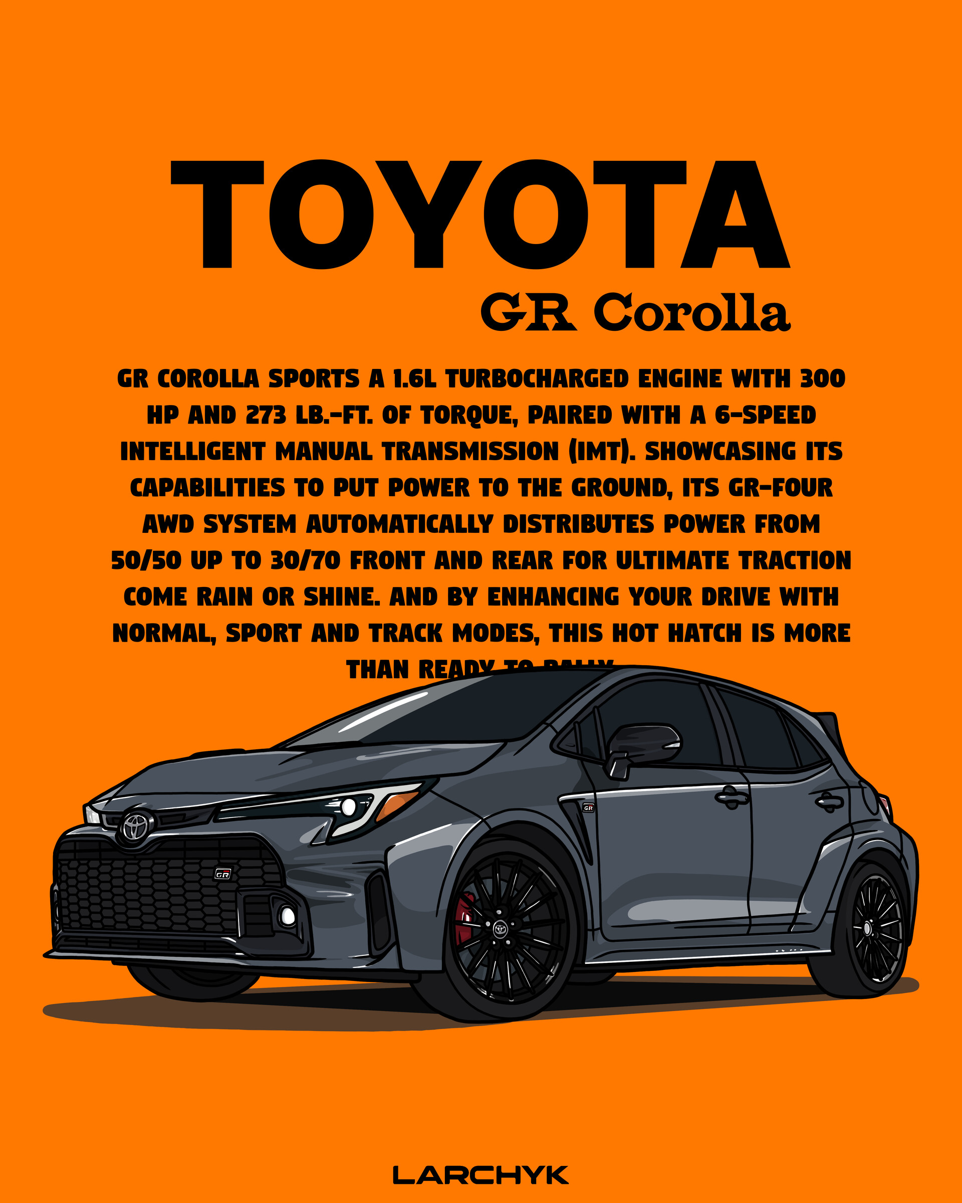 ArtStation Toyota GR Corolla