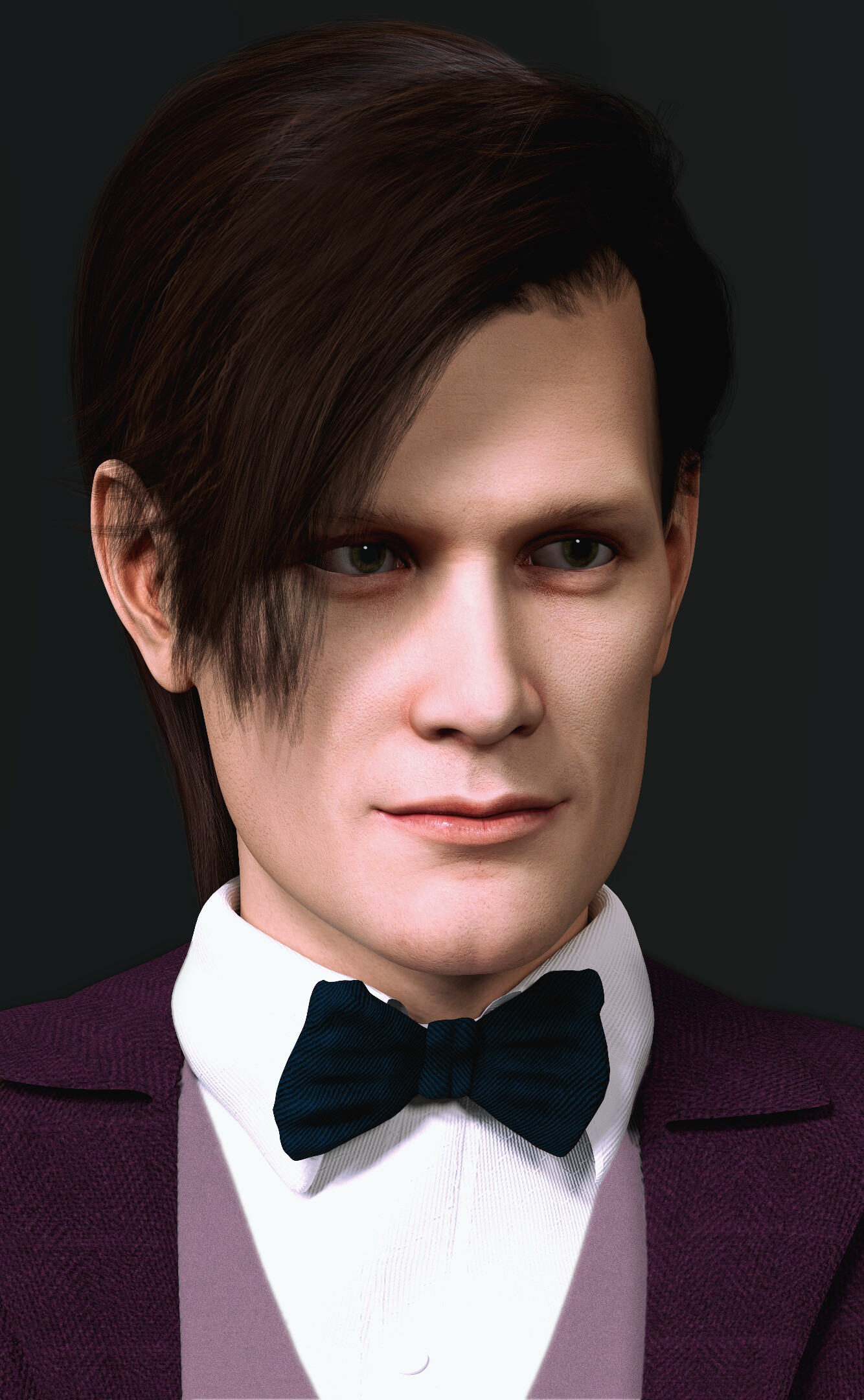 Eleventh Doctor Matt Smith Second Doctor Doctor Who, The Doctor Background,  black Hair, necktie png | PNGEgg