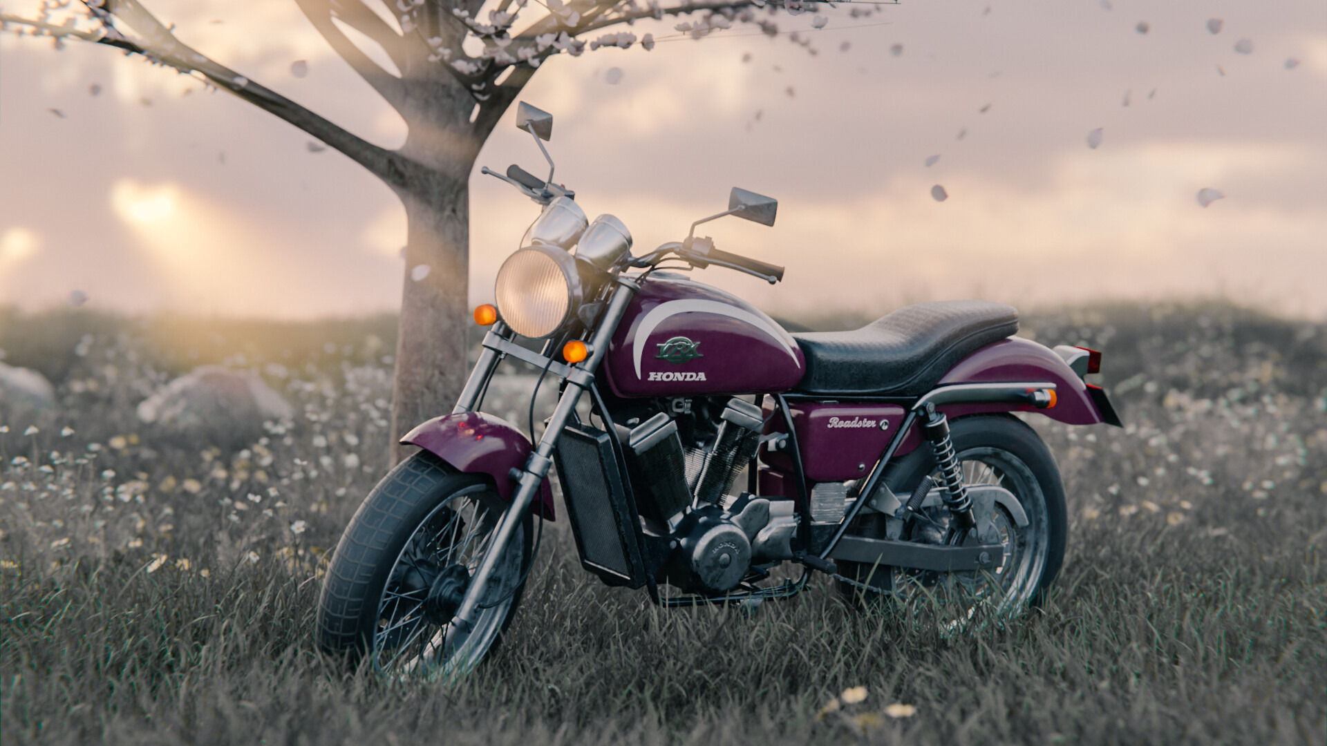 Artstation Honda Vrx 400 Motorcycle