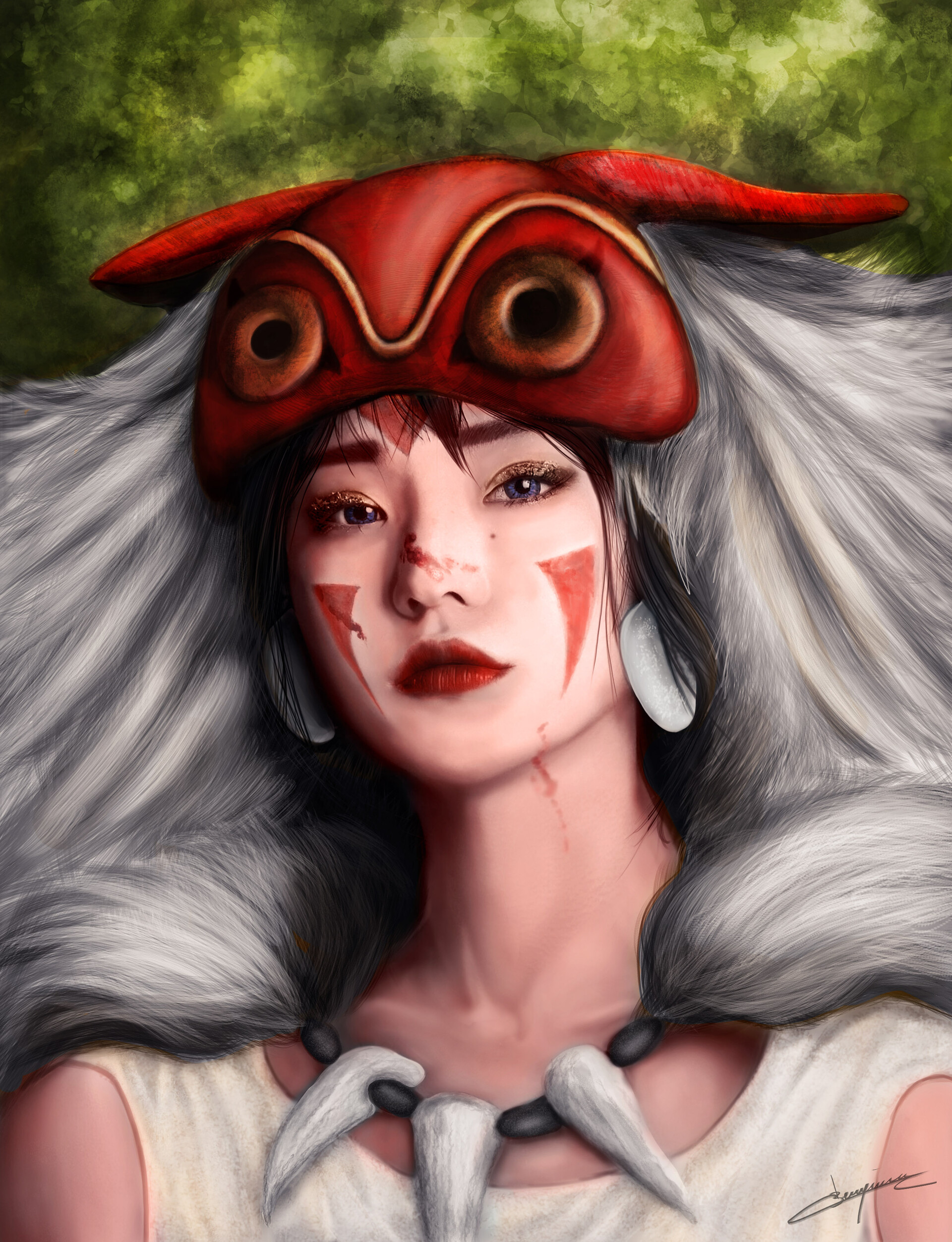 ArtStation Princess Mononoke