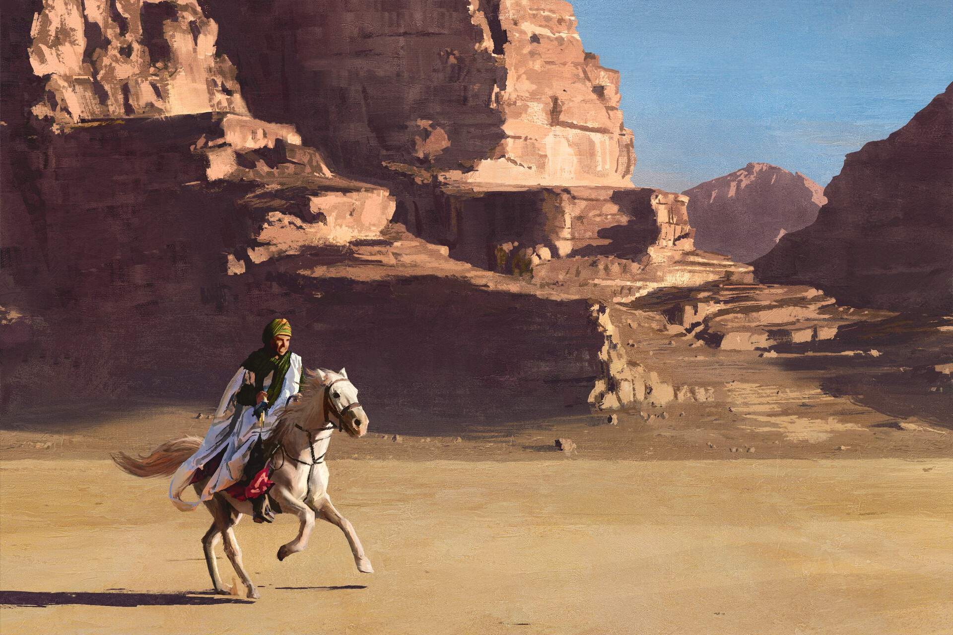 ArtStation - Bedouin Horse Rider