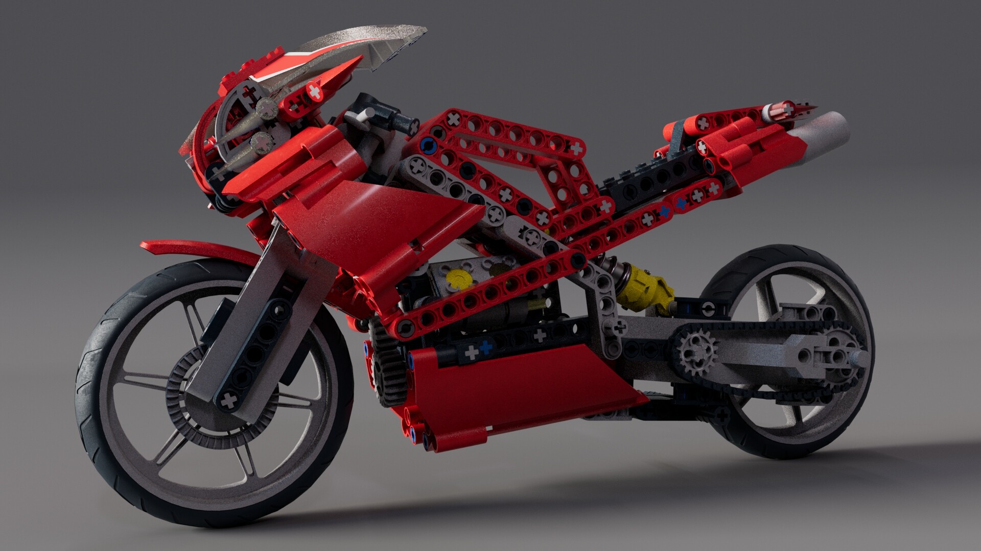 ArtStation - Lego 8420 Bike