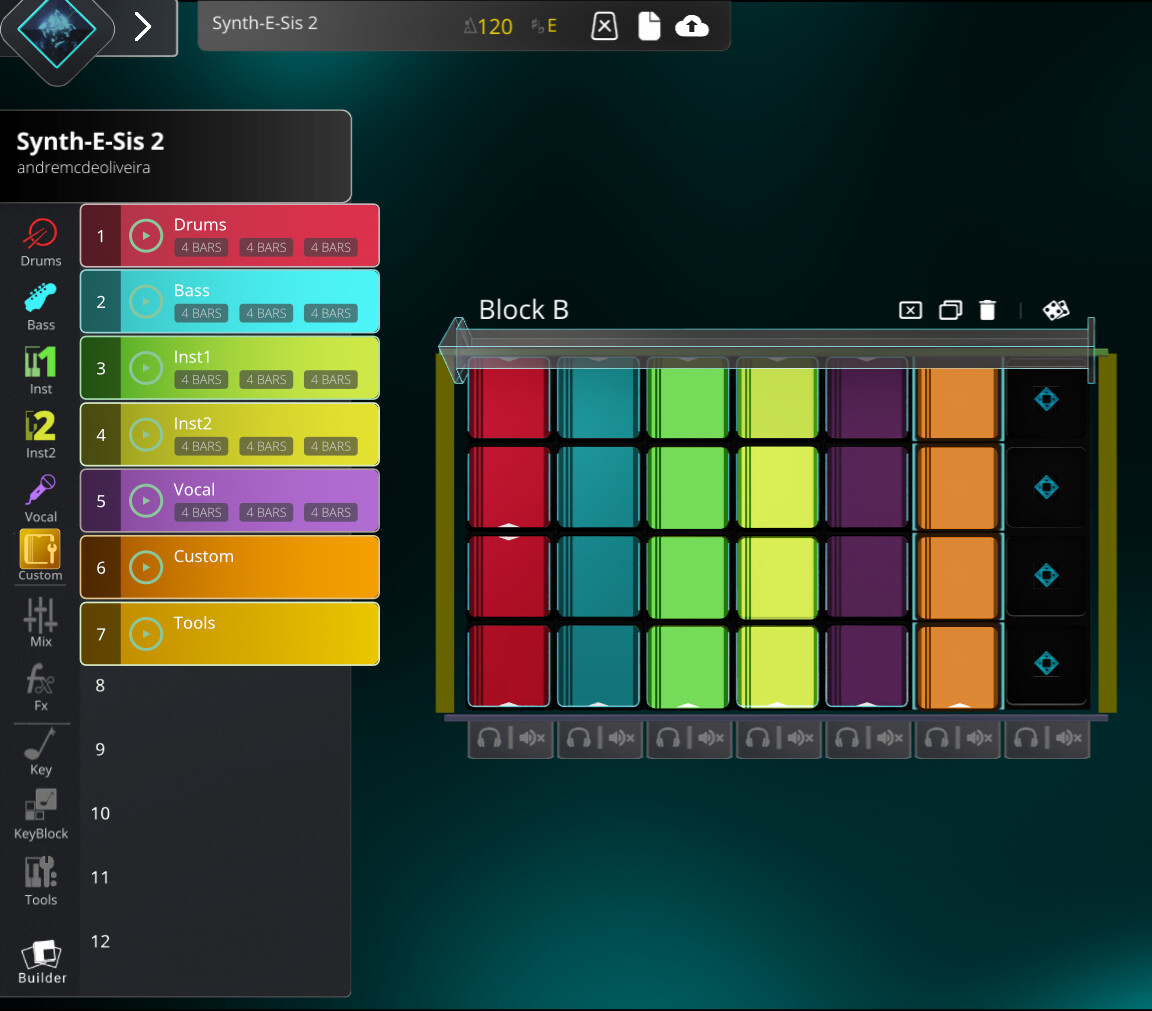 Identifying accent color exploration for a V1 UI refactor.