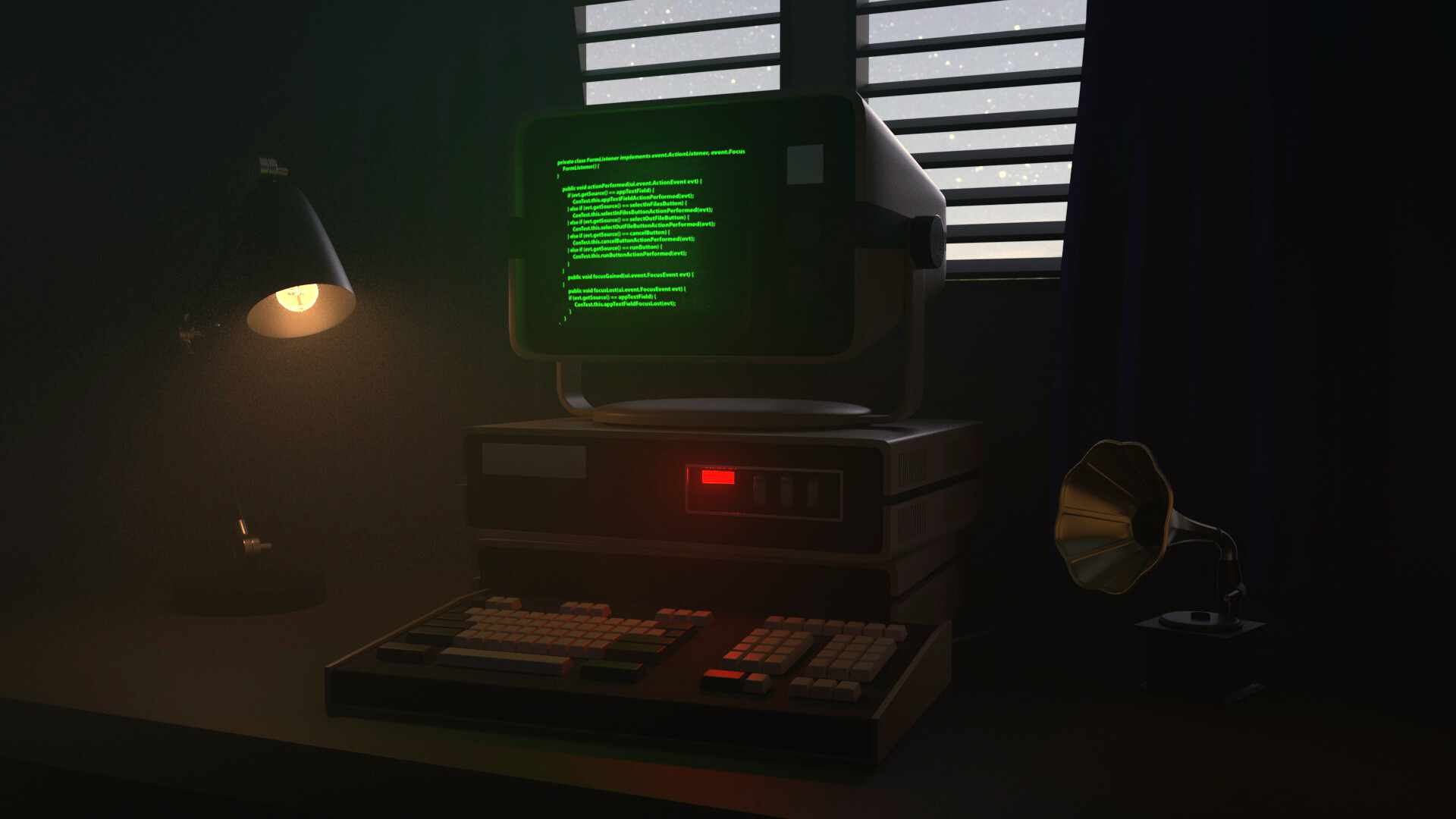ArtStation - 3D Old Computer