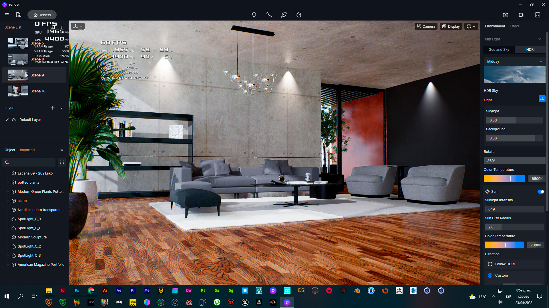 Oscar creativo interior d5 render by oscar creativo