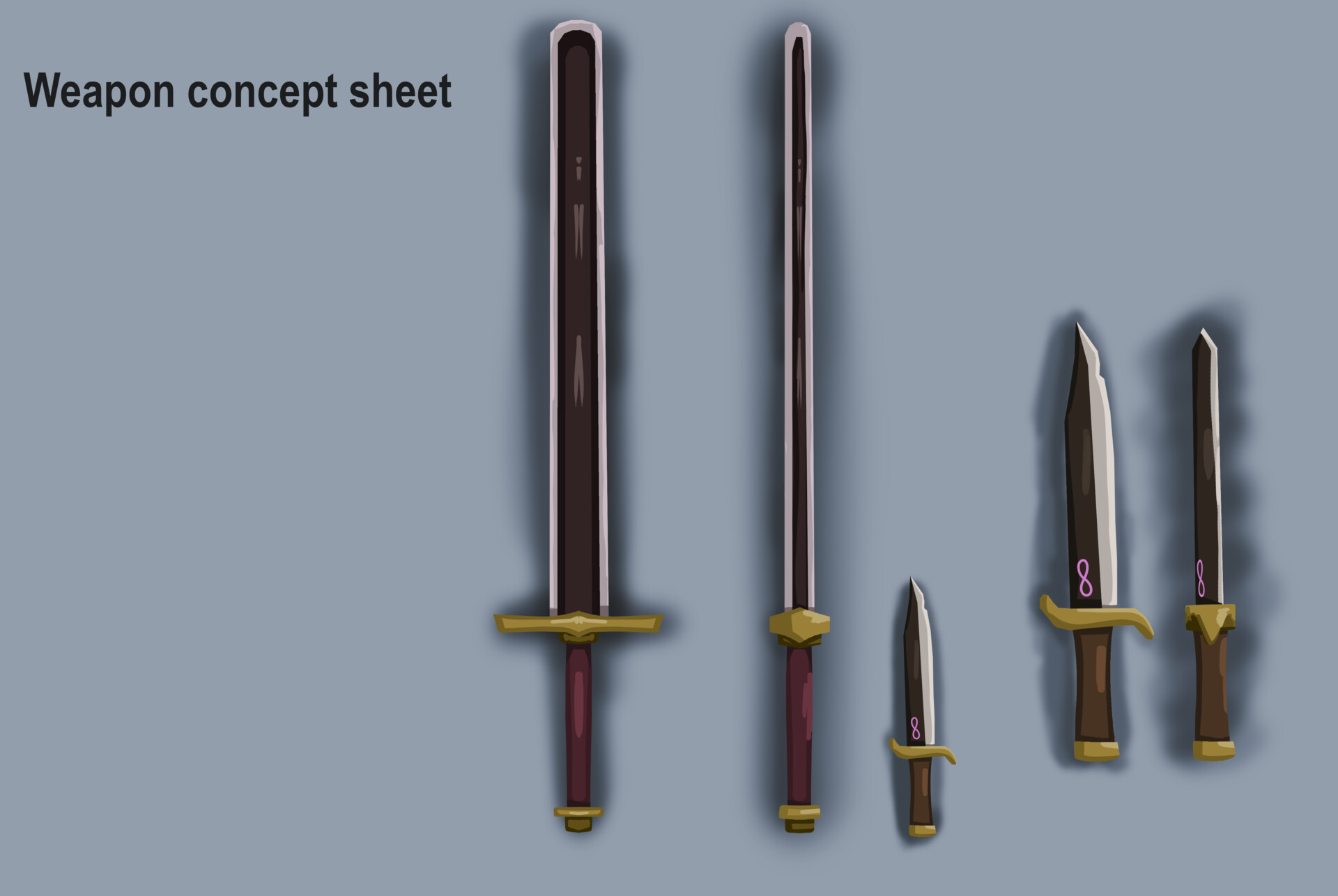 ArtStation Final weapon concepts