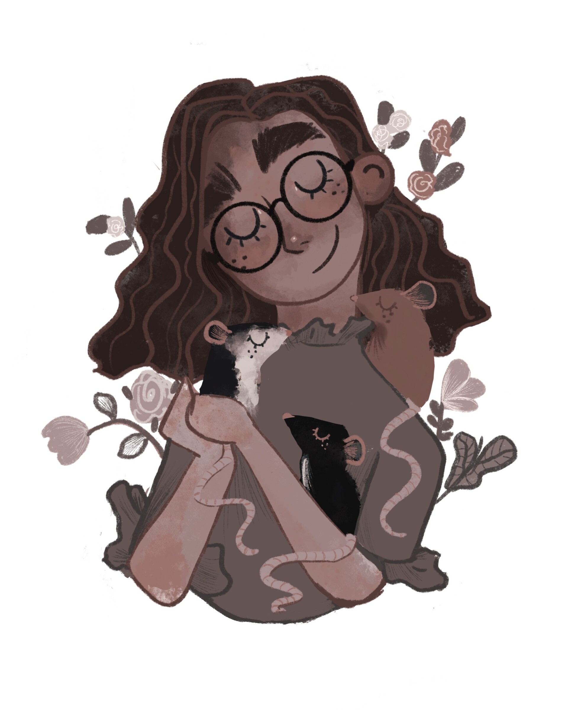 ArtStation - rat lady