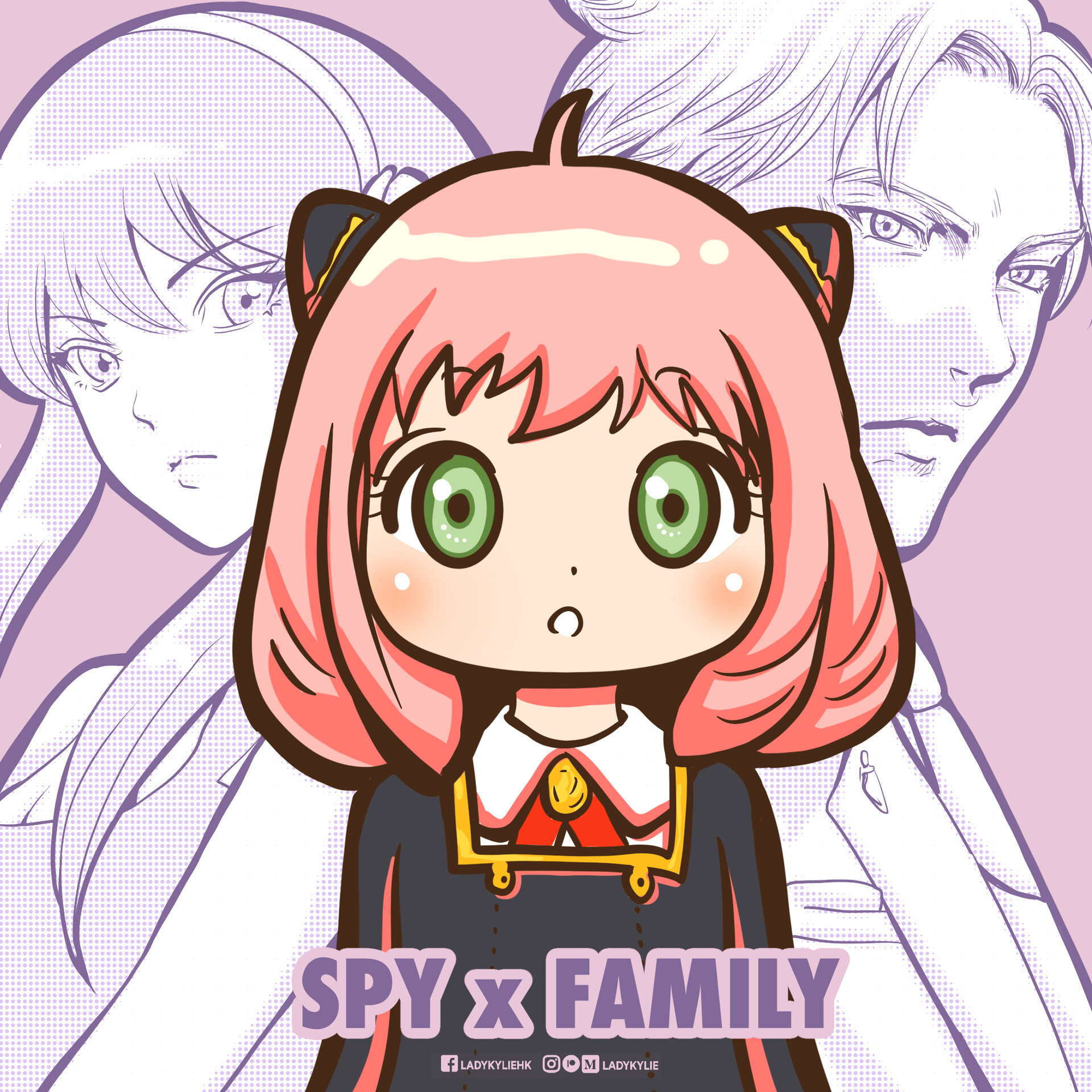 ArtStation - Vector Illustration - Anime Spy x Family