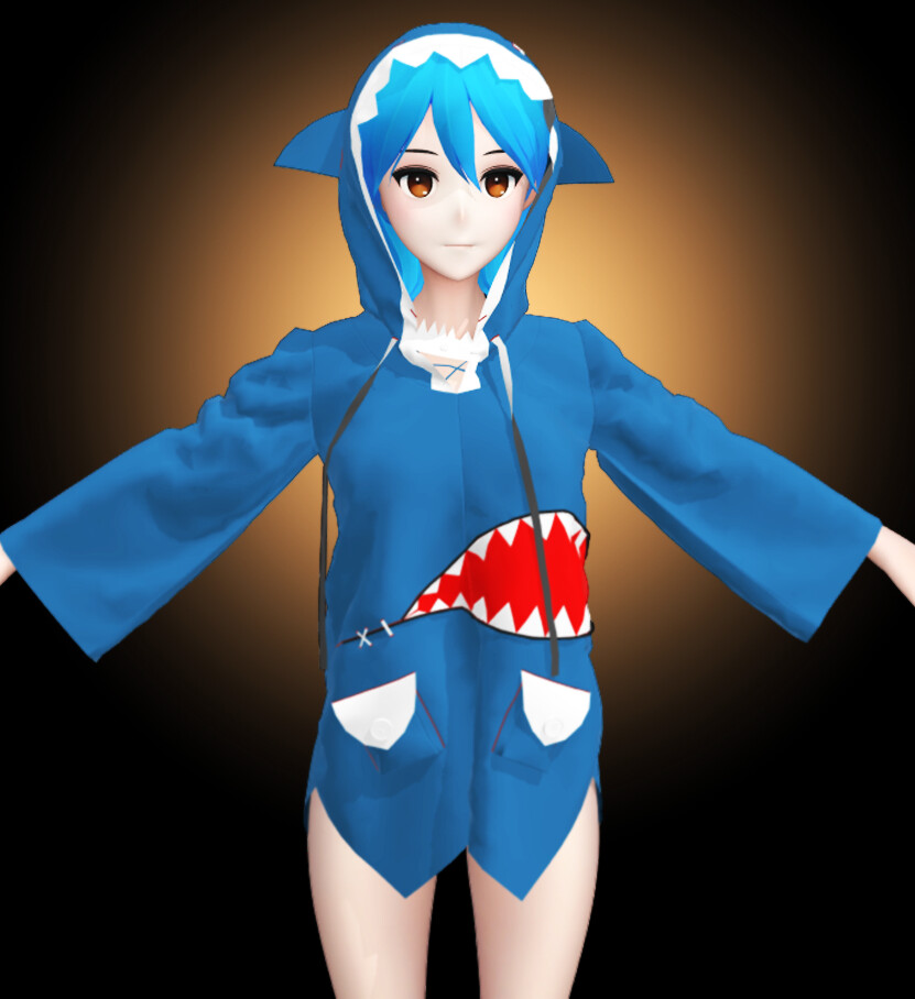 Vtuber Gawr Gura Hoodie Shopee Gawr Gura Hoodie Official Hololive