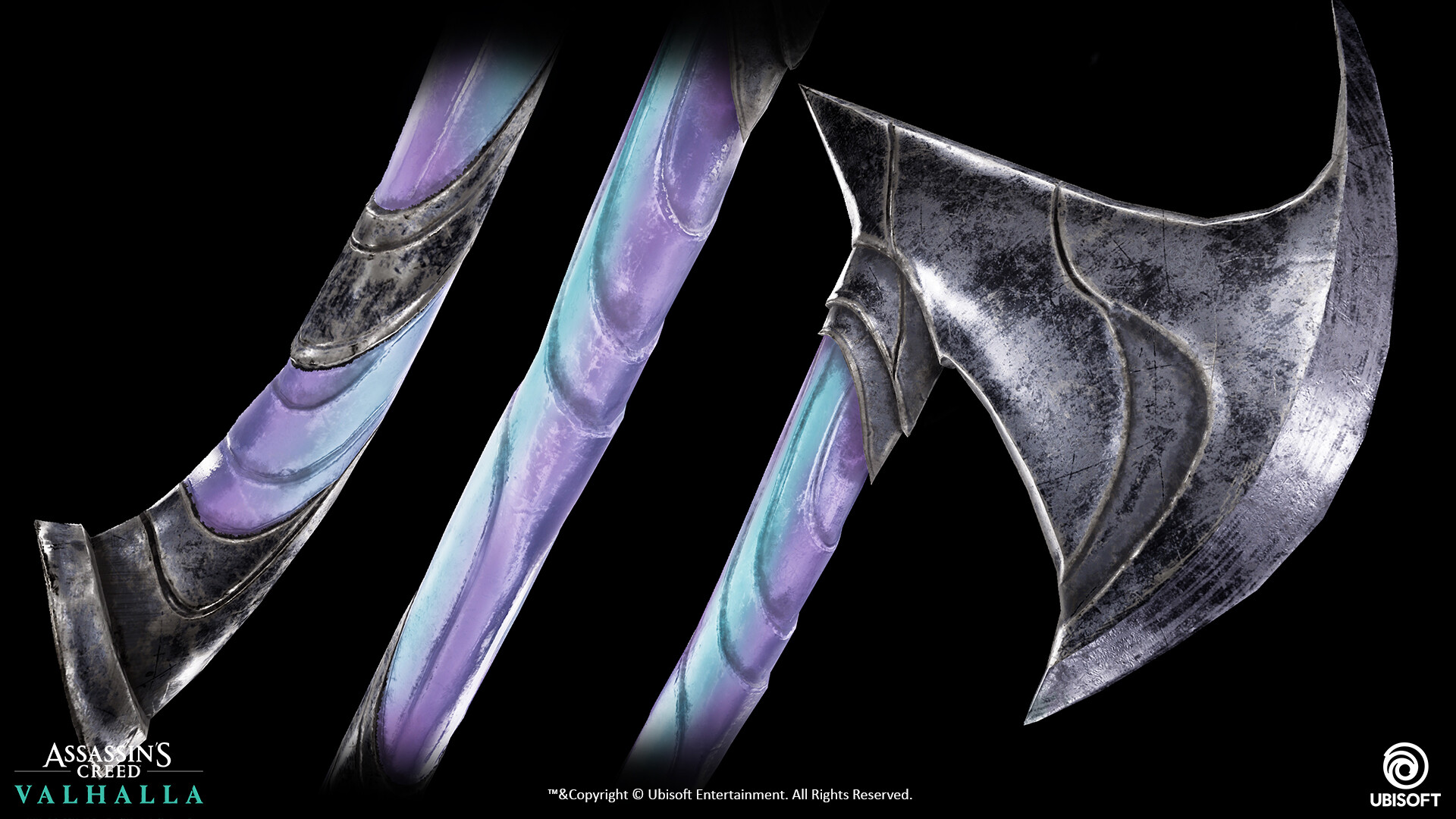 Assassins Creed Valhalla: Crescent Moon Mythical Bearded Axe by ...