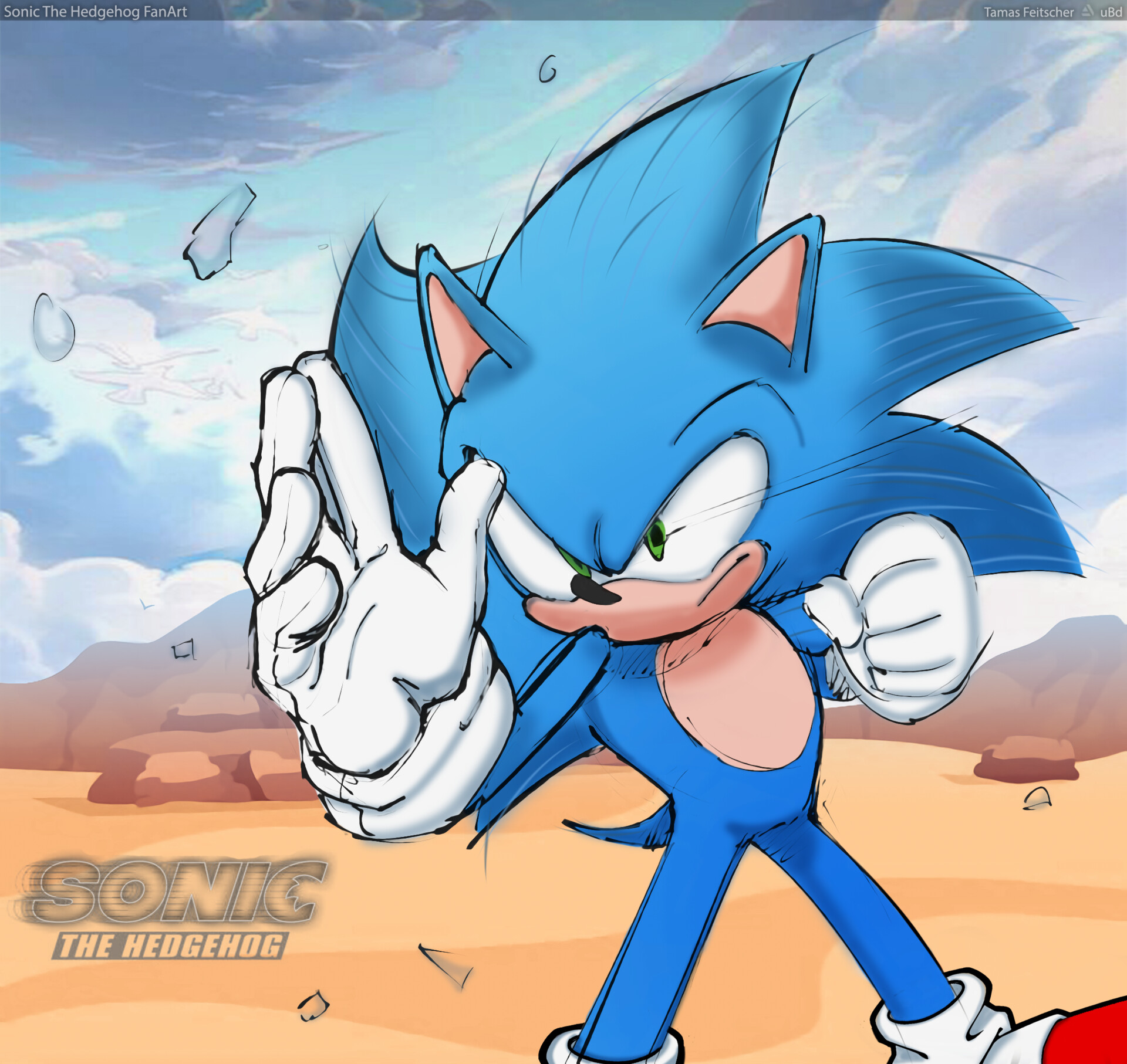ArtStation - Sonic The Hedgehog FanArt