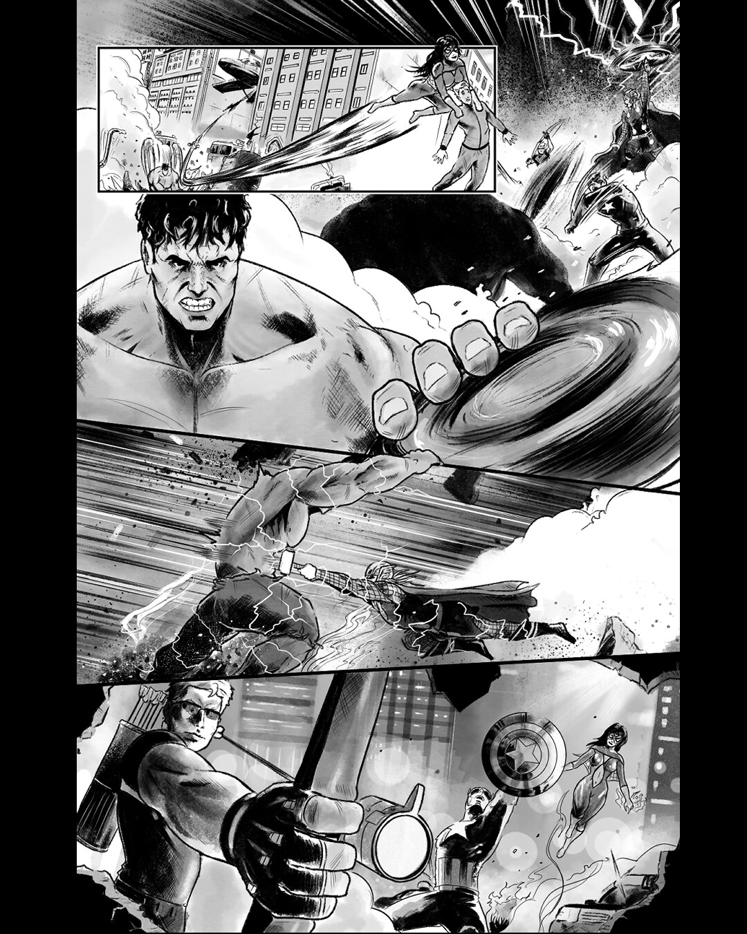 Artstation Avengers Test Pages