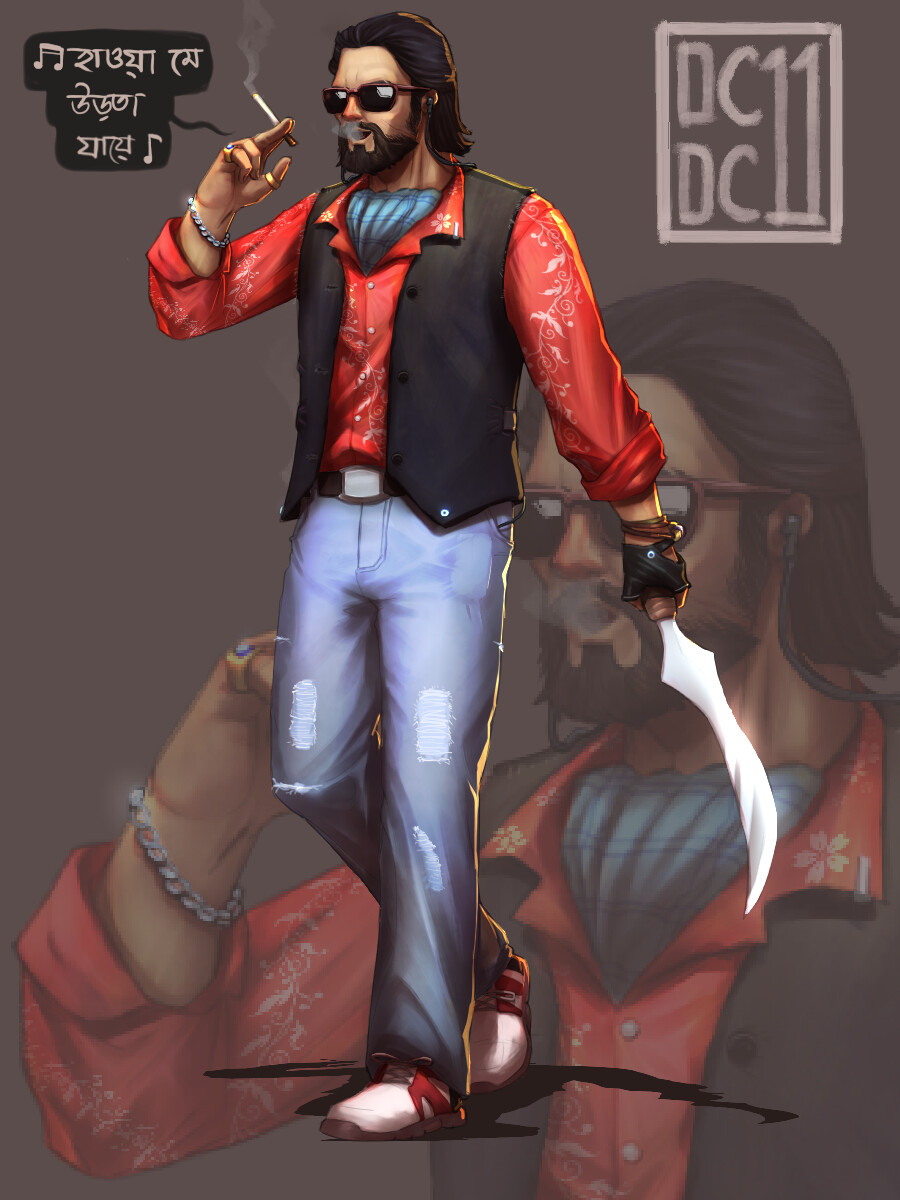 ArtStation - Baker Bhai character design